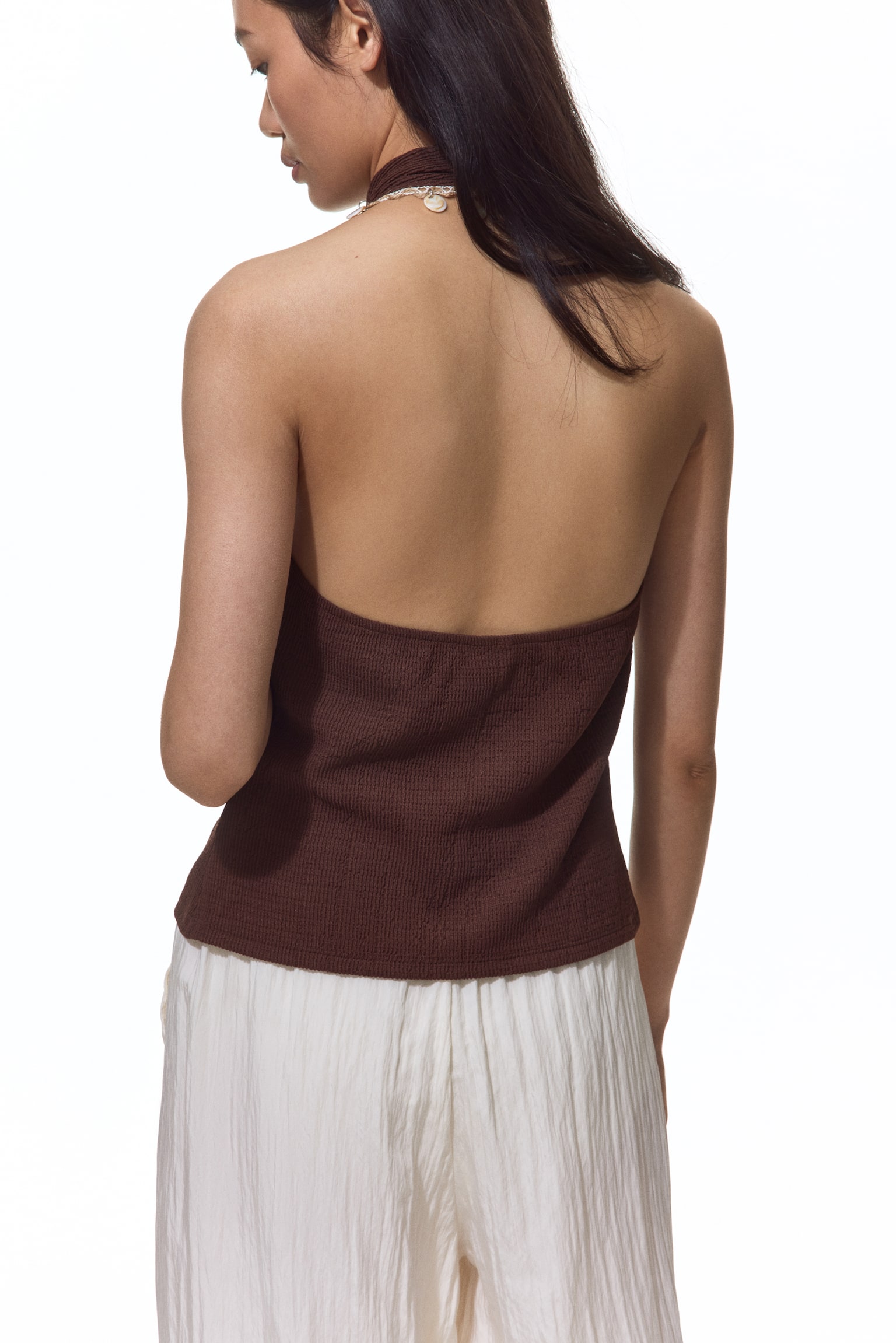 Embellished halterneck top - 3