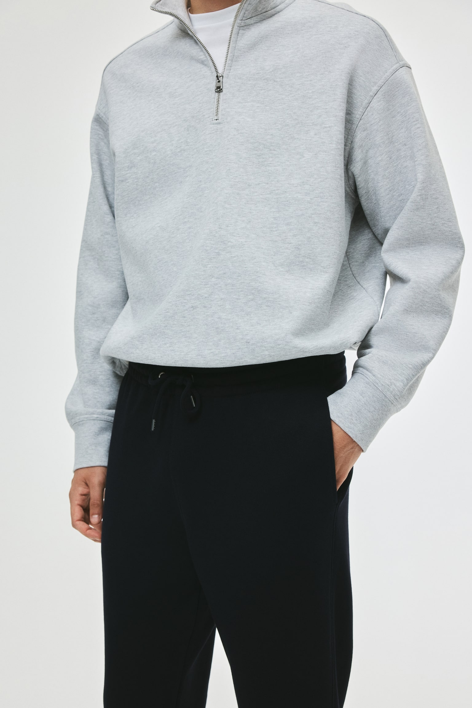 Regular Fit Sweatpants - Navy blue/Dark grey/Light grey marl - 6