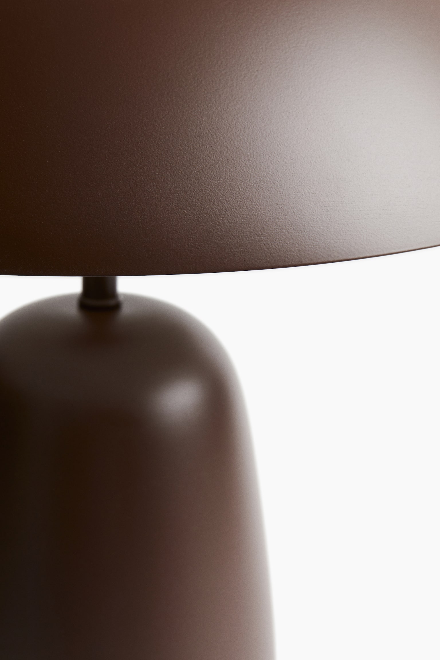 Μεταλλικό επιτραπέζιο φωτιστικό - Καφέ/Σκούρο κόκκινο/Μπεζ - 3