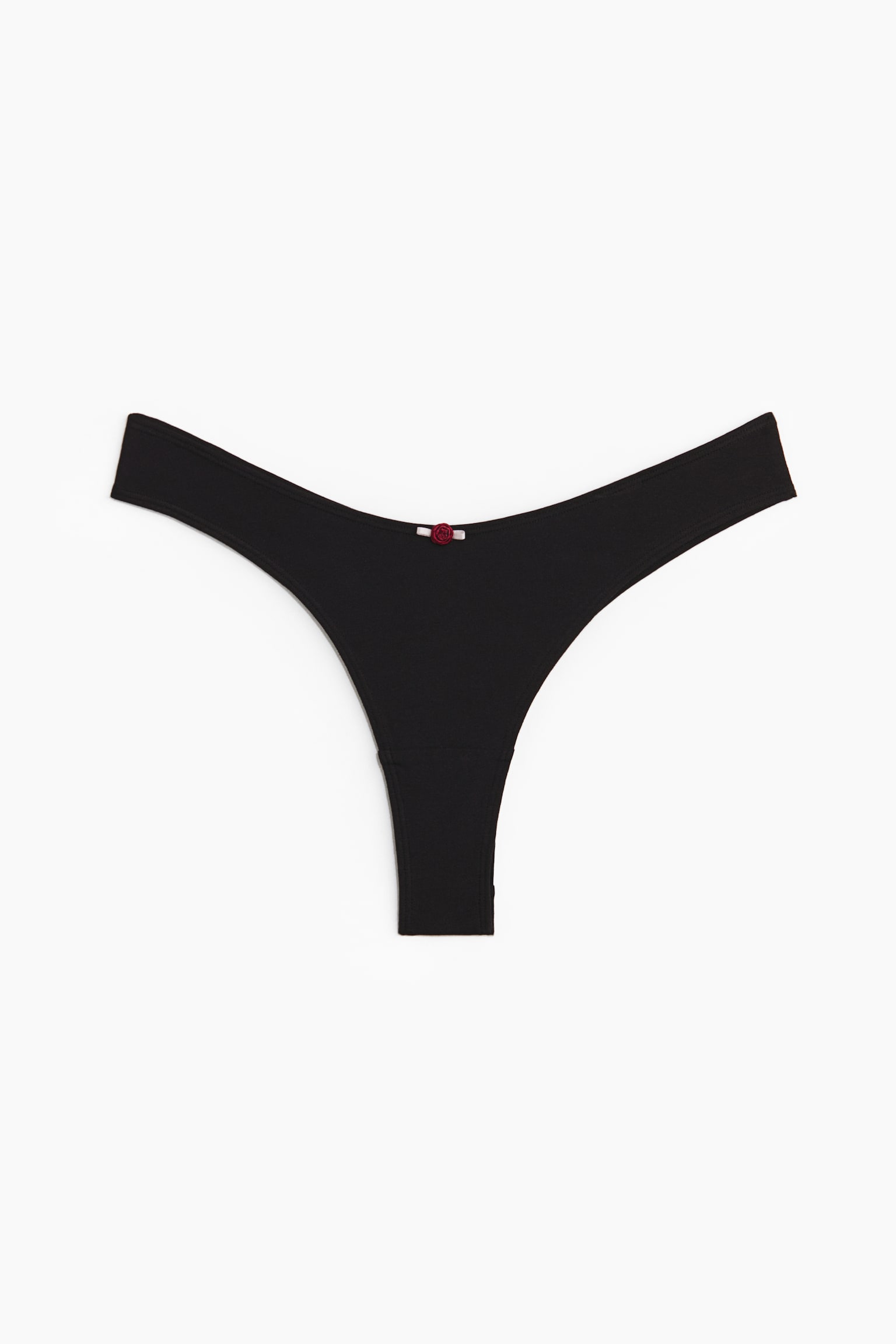 5-pack cotton Brazilian briefs - Black/Powder pink - 3