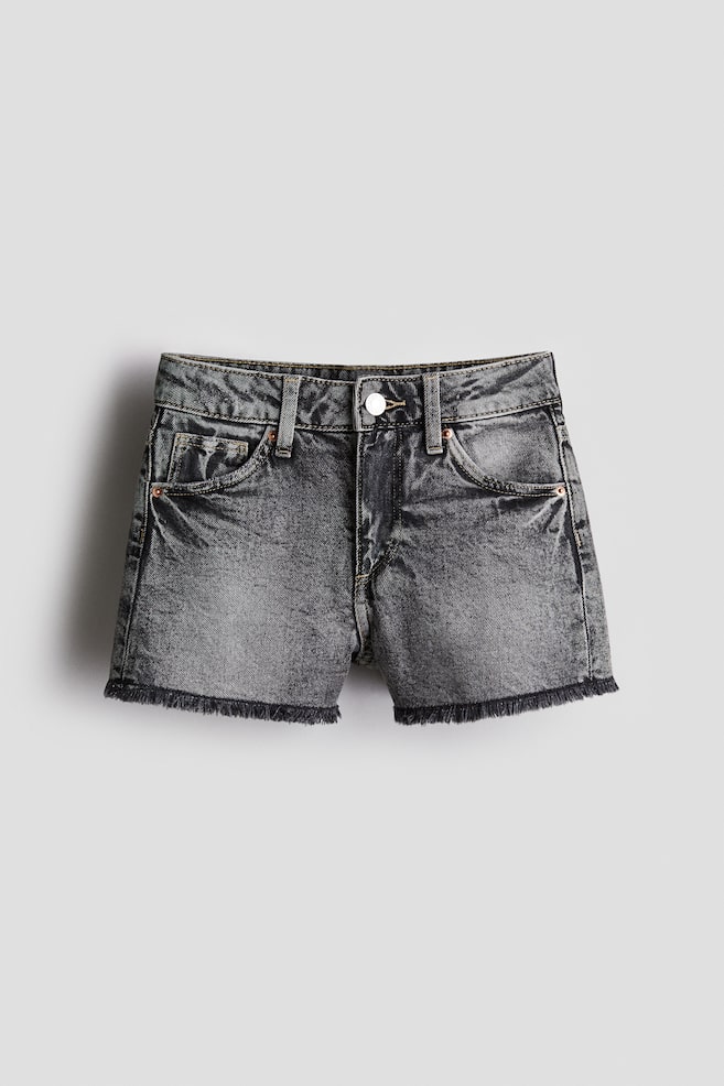 Denim shorts - Grey/Dark grey/Pale denim blue - 1