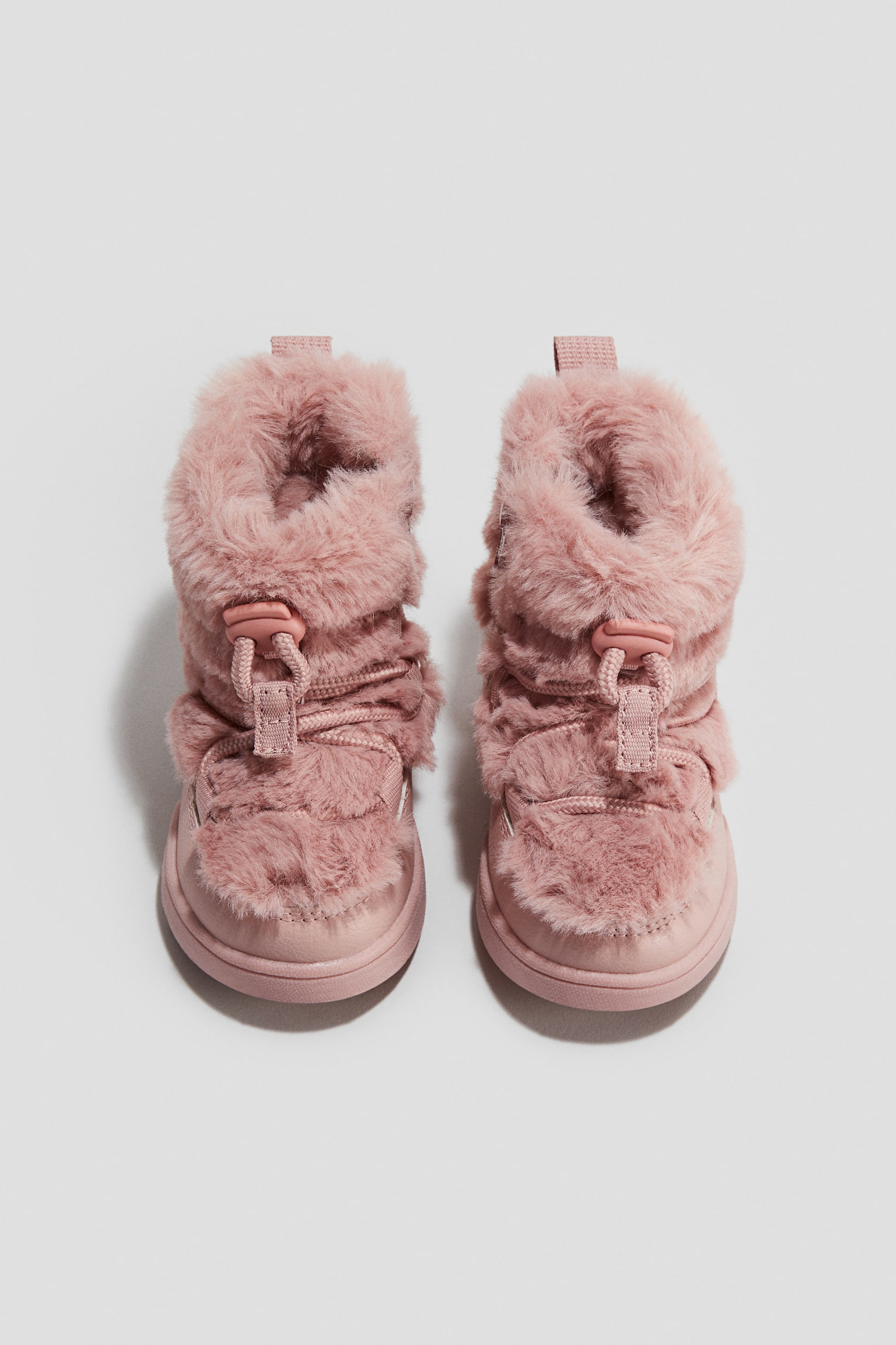 Детские ботинки H&M Fluffy, цвет: Светлый розовый — фото 2
