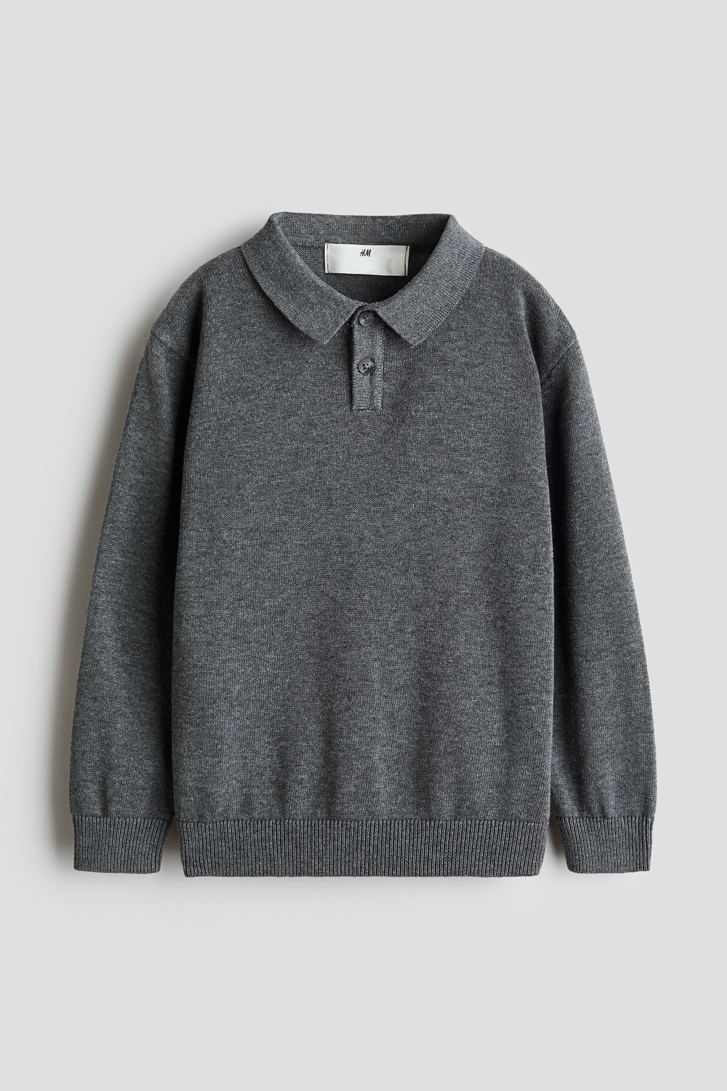 Cotton polo jumperModel