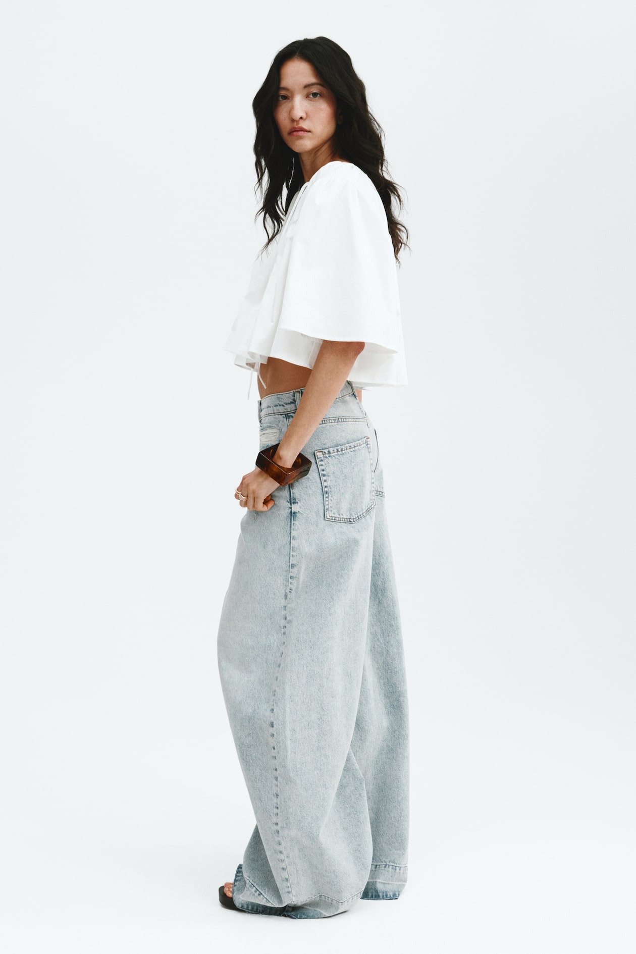 Short Cotton Blouse - image 5