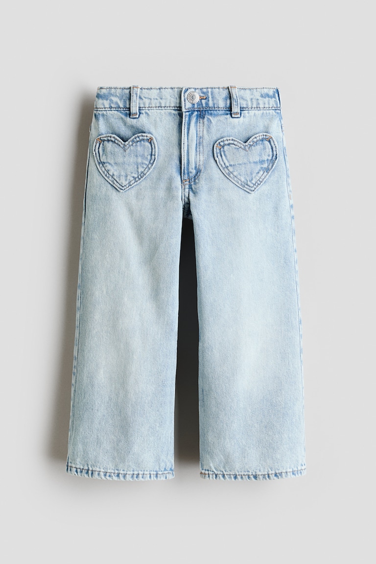 Loose Fit Wide Leg Jeans