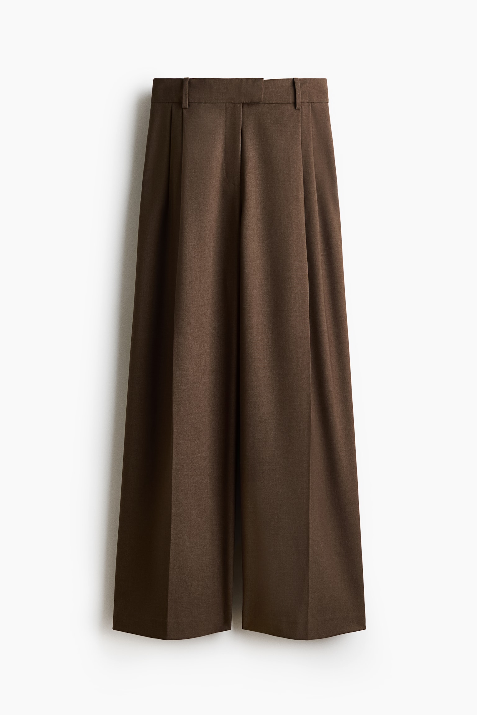 Pantalón sastre amplio - Topo oscuro/Negro