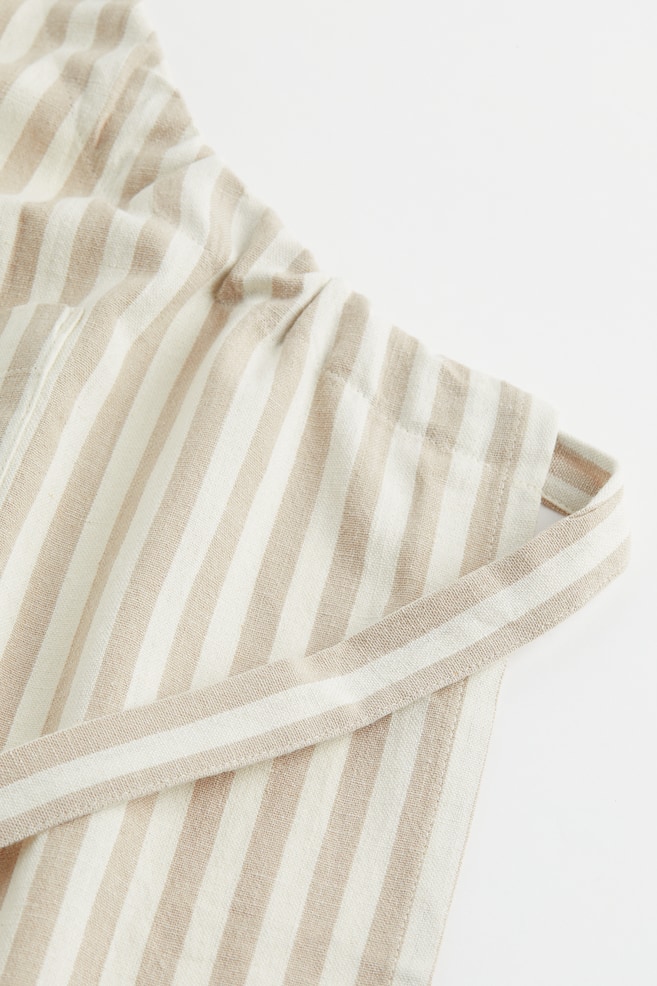 Striped apron - Light beige/Striped/Dark grey/Striped - 3