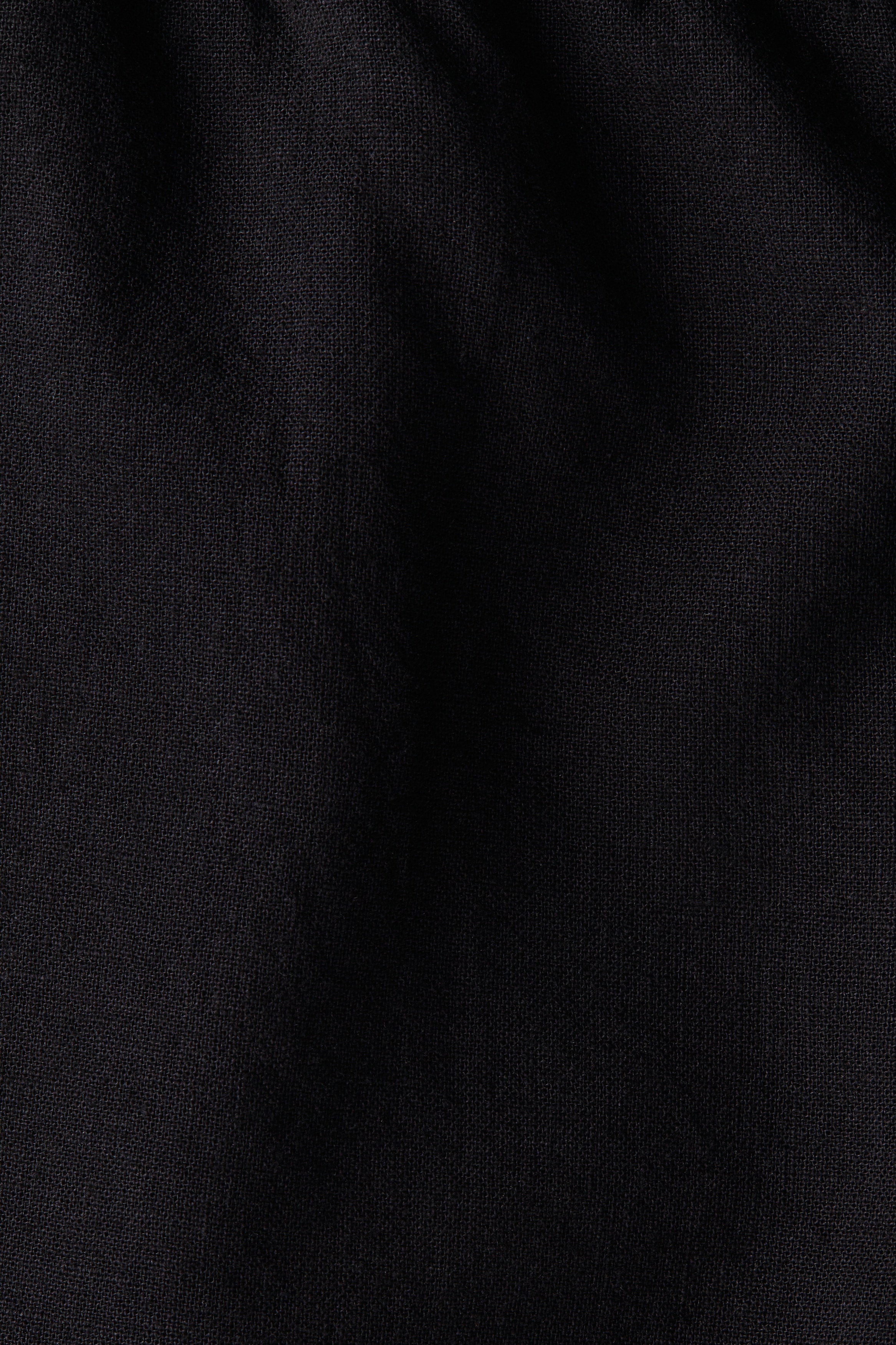 Regular Fit Linen-blend shorts