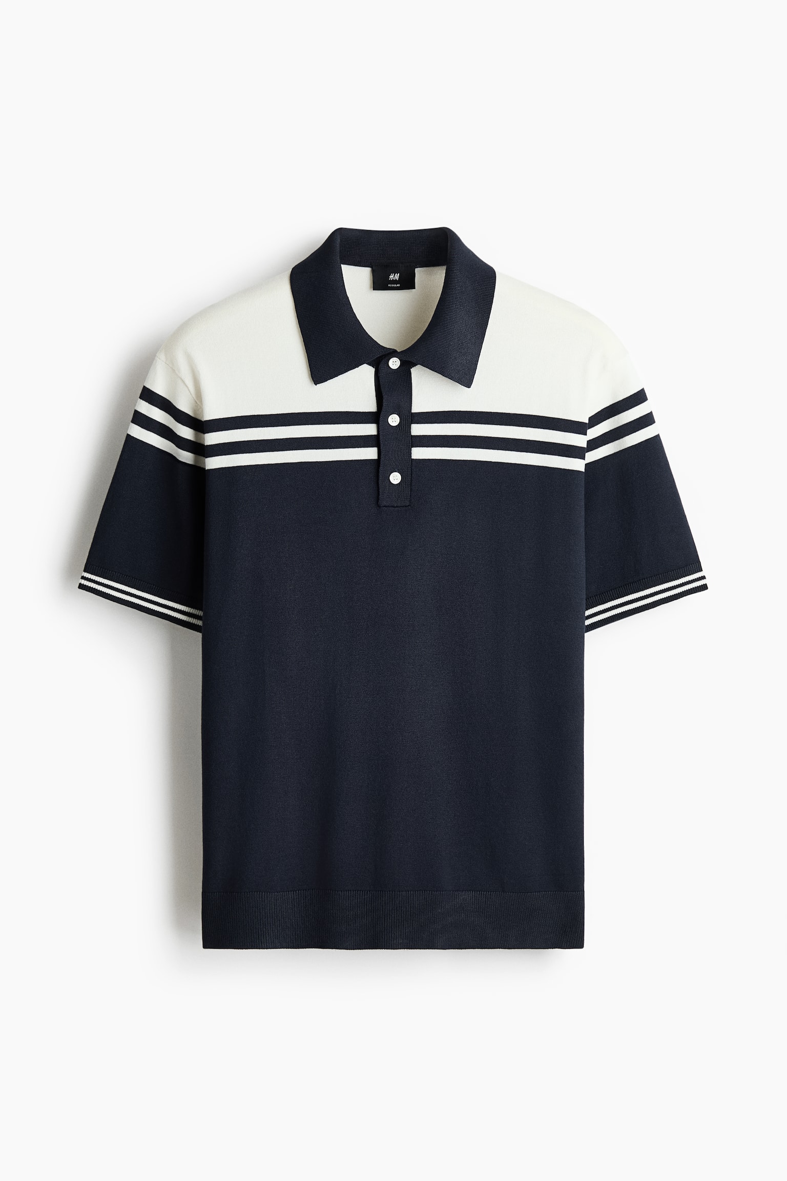 Regular Fit Polo shirt - Dark blue/Burgundy - 2