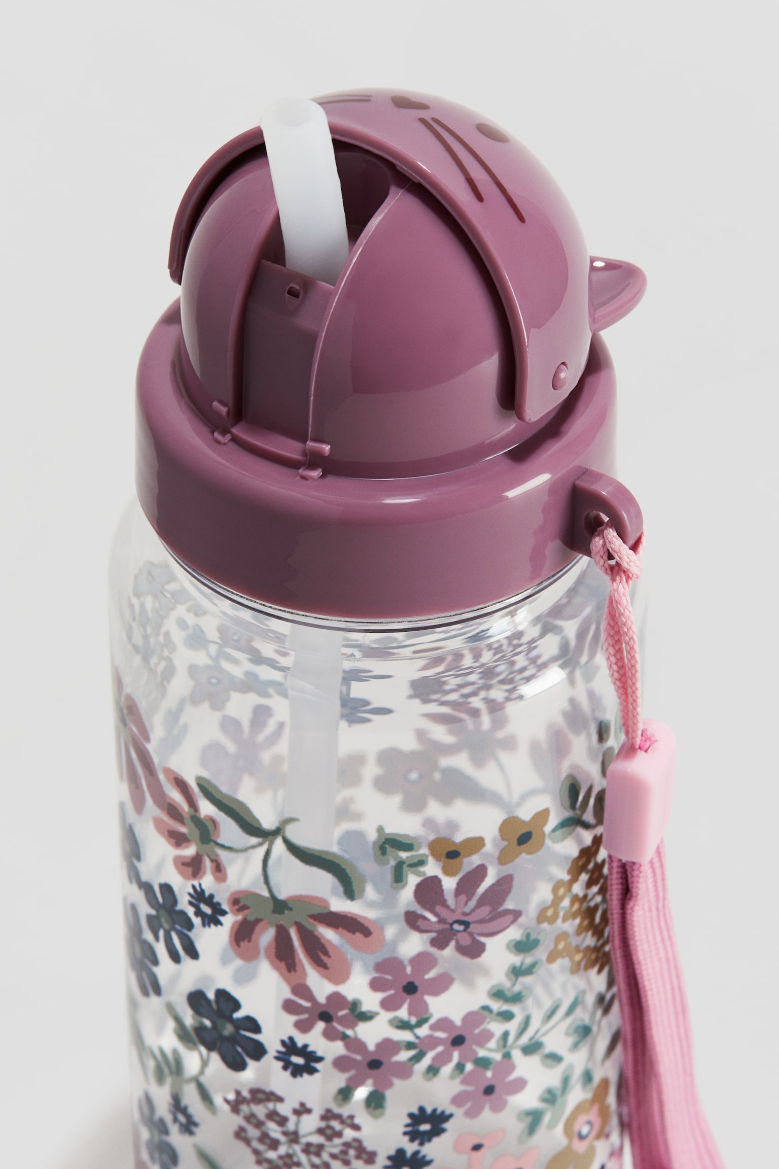 Water bottle - Mauve/Floral/Light pink/Unicorn/Light purple/Unicorn - 2