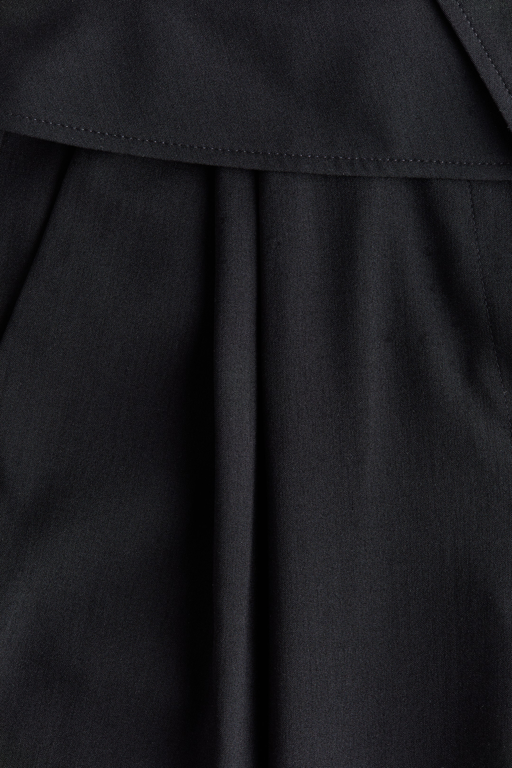 Foldover-Waist Bermuda Shorts