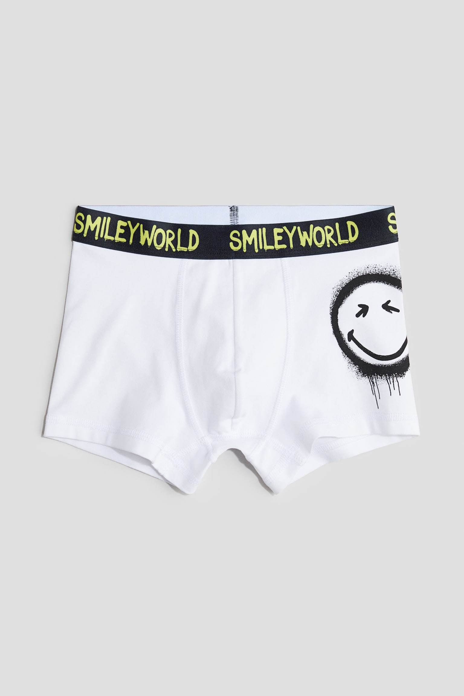 5-pack trunks - White/SmileyWorld®/Black/SmileyWorld®/Pink/SpongeBob SquarePants/Light grey marl/Garfield - 2