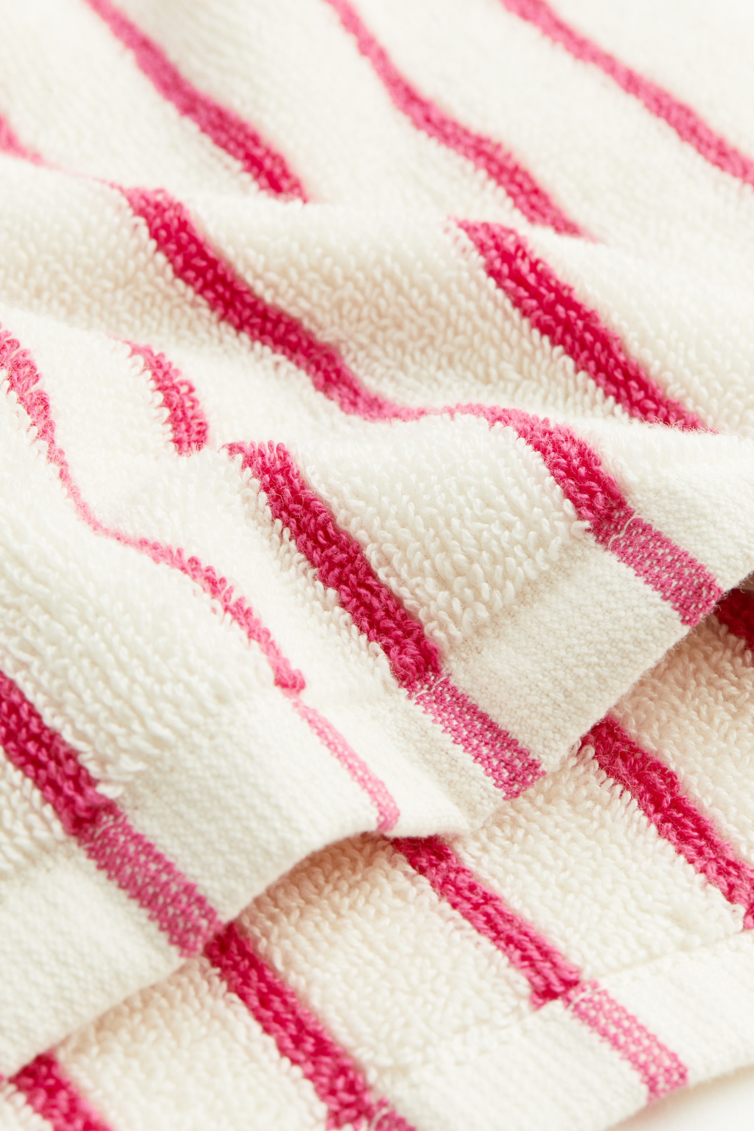 Striped guest towel - Hot pink/White/Light beige/White/Light pink/Striped/Sage green/Striped/Light blue/Striped/White/Black striped - 2