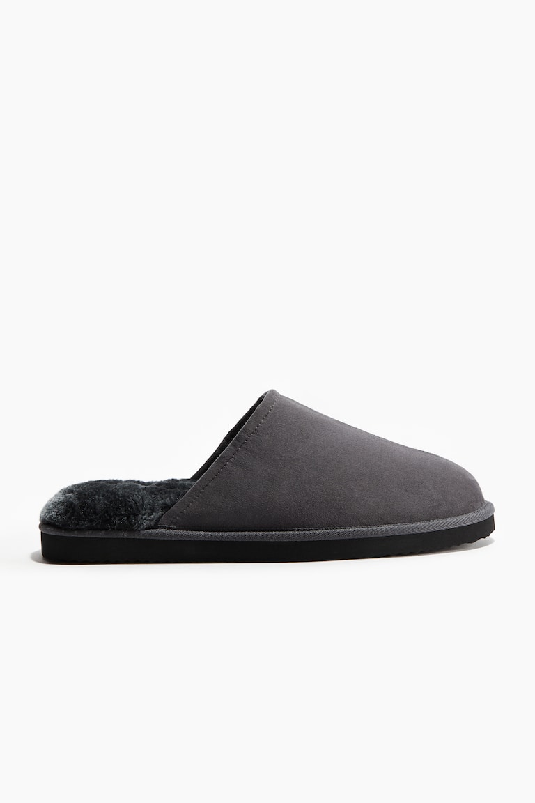 Earth Origins Enfield Slippers Charcoal Gray Suede Sherpa Lined Men\'s Size 9M. Earth Origins | Shoes | Earth Origins Mens Suede Moccasin  main image 4