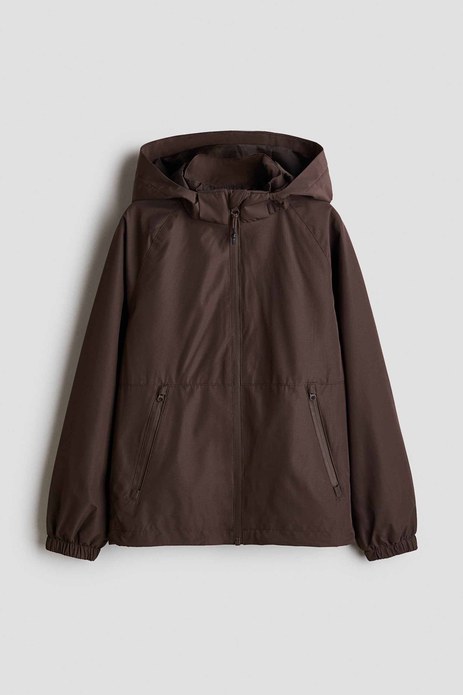 Nieprzemakalna kurtka typu shell - Ciemnobrązowy/Czarny/Zieleń khaki