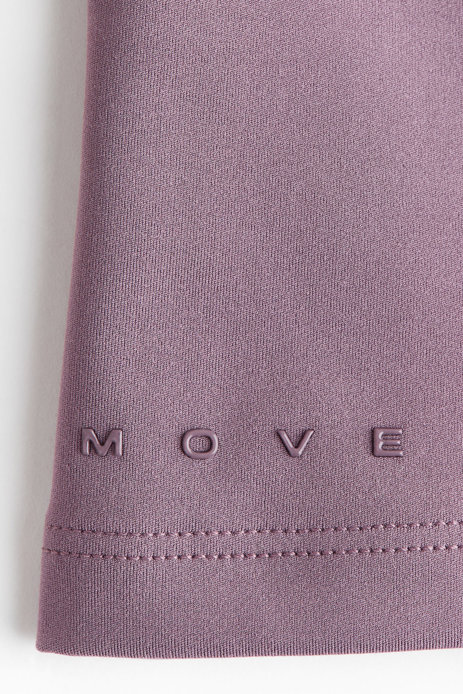 Детская футболка H&M Move Slim-Fit Sports with SoftMove™, цвет: Пыльный фиолетовый — фото 5