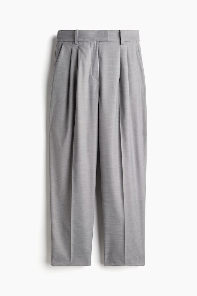 Ankle-length trousers - Grey marl/Pale beige/Brown/Black/Black - 1