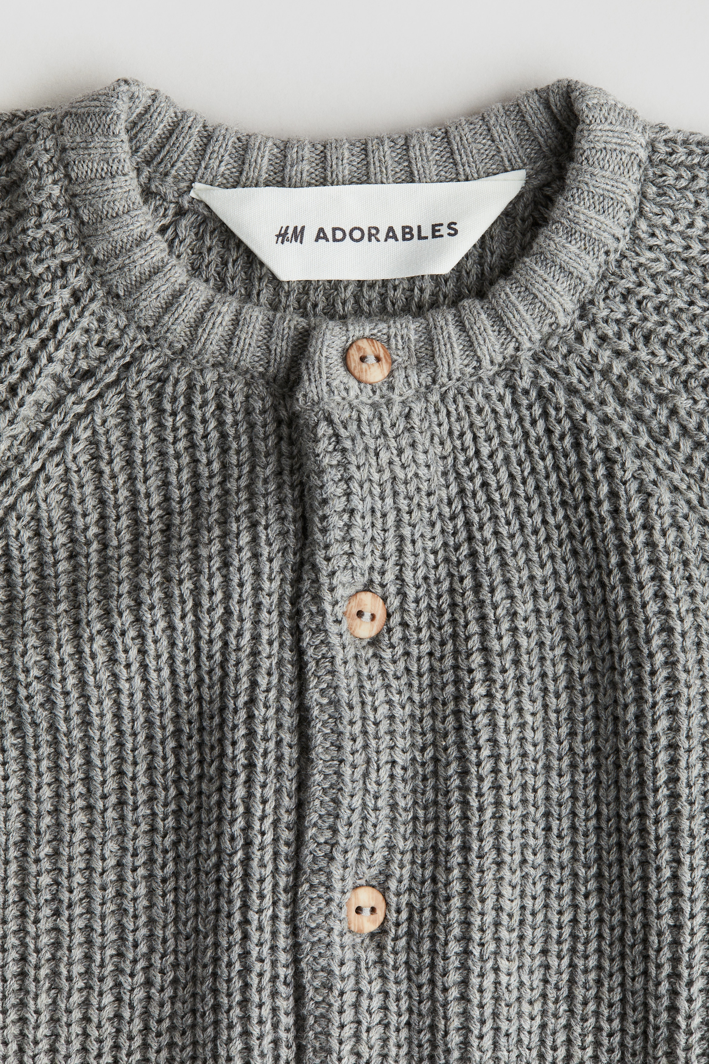 Patent-Knit Cotton Cardigan - Beige - Kids | H&M US