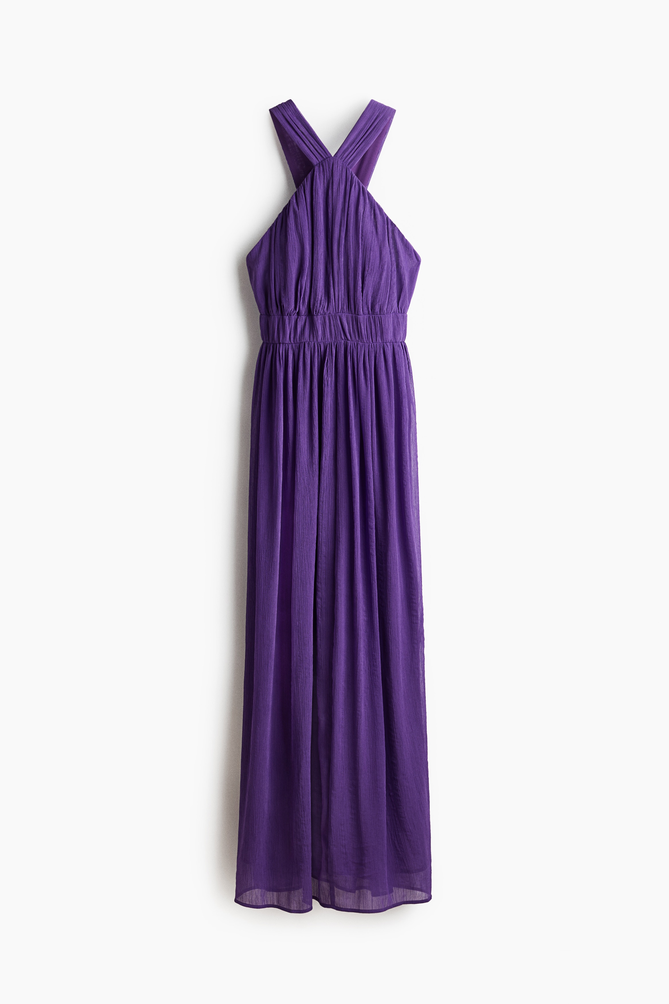 Draped dress - Purple