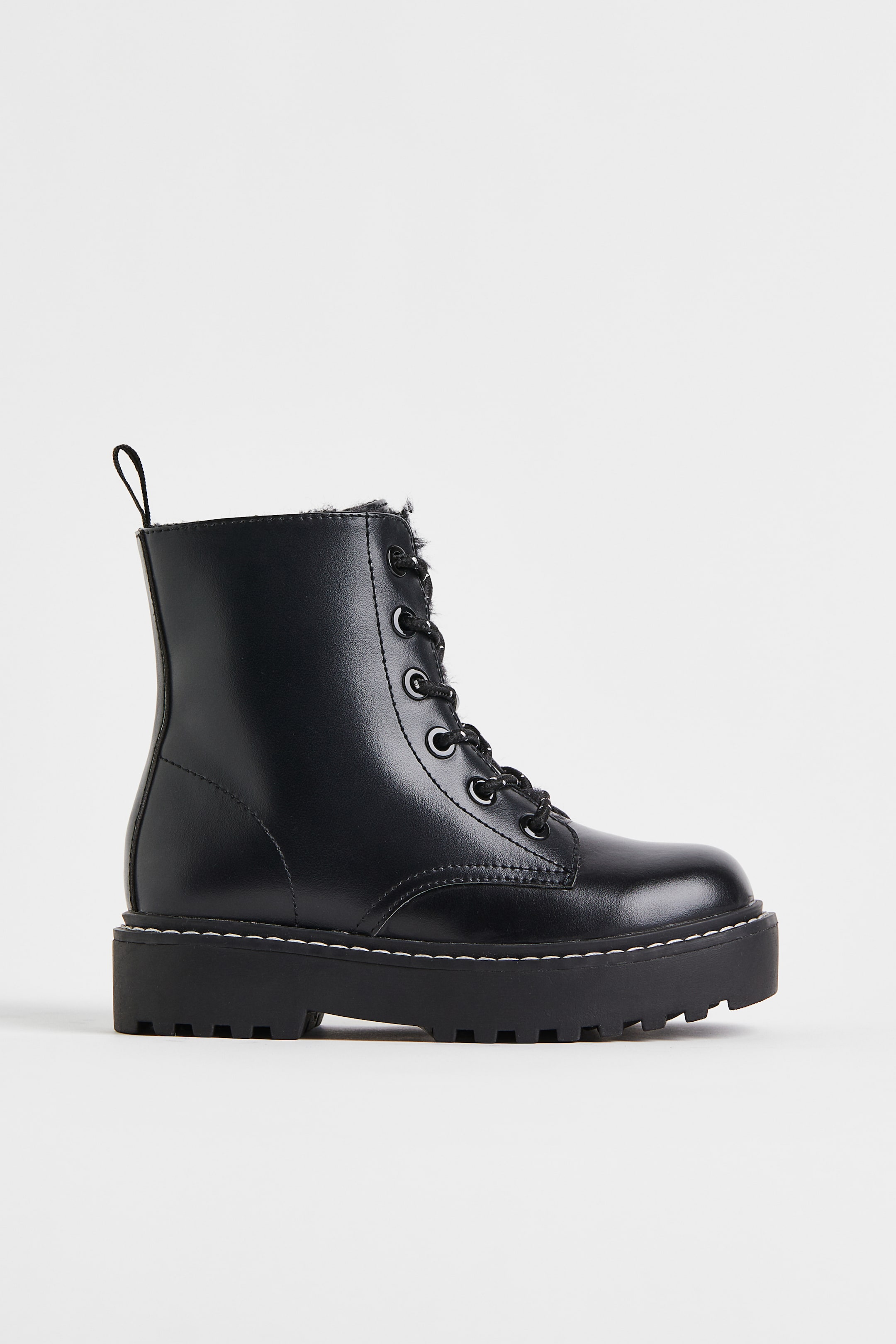 Warm-lined boots - Low heel - Black - Kids | H&M GB