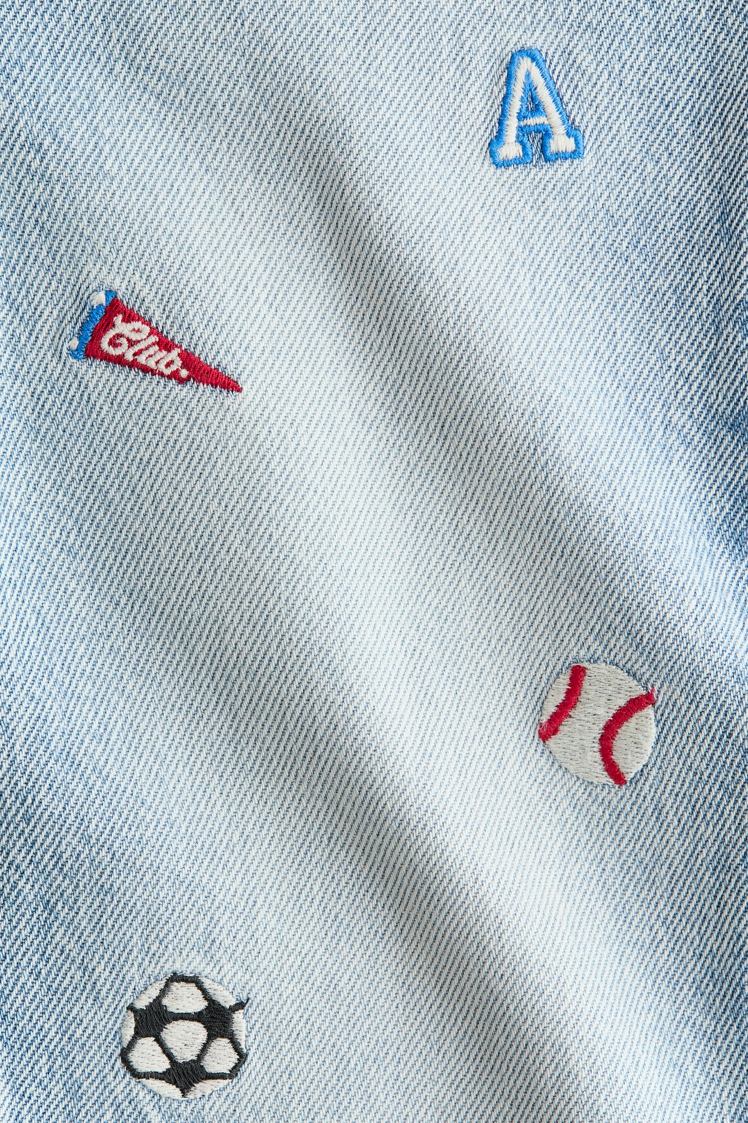 Loose Fit Jeans - Blu denim chiaro/tema sportivo/Blu denim chiaro/dinosauri - 4