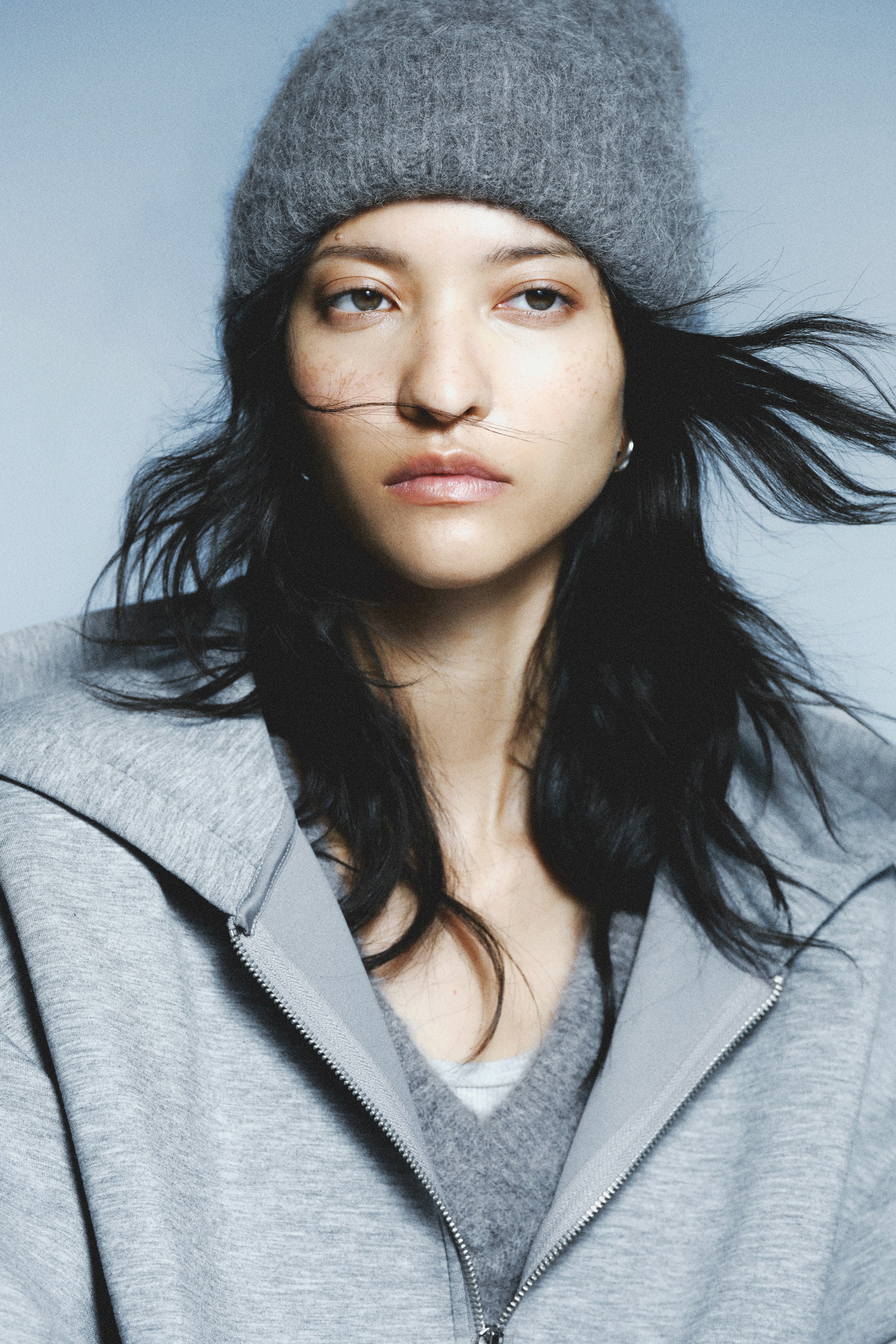 Ampliar la imagen: Sudadera con gorro en tela scuba - Grey marl - Ladies | H&M MX 2