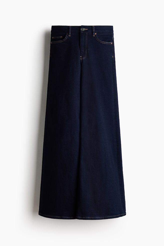 Wide High Jeans - Dark blue/Denim black/Light denim blue - 1