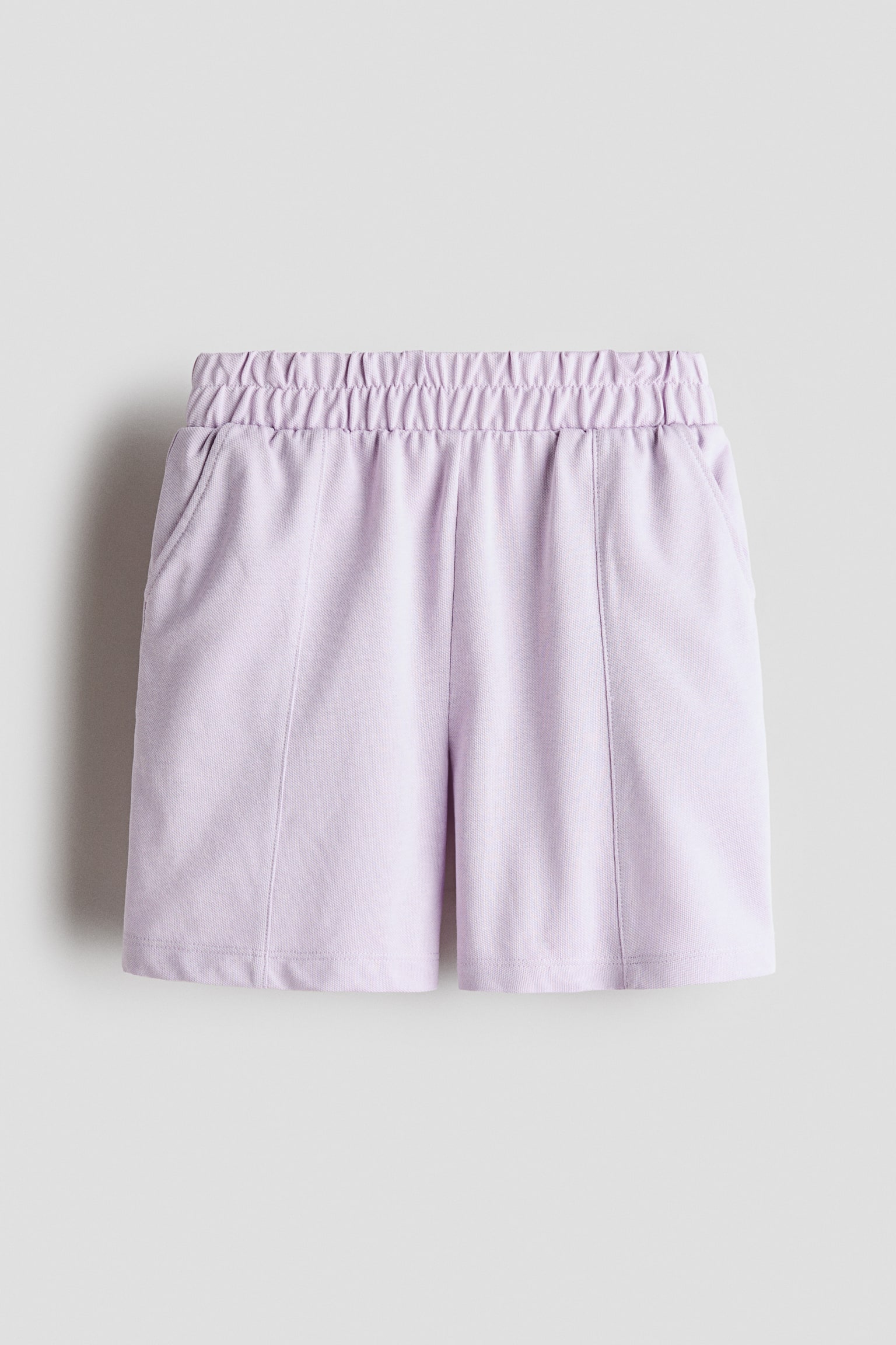 Quần short vải thun cá sấu COOLMAX® - Màu tím lilac/Màu xanh dương nhạt/Màu tím hoa thạch nam/Màu đen