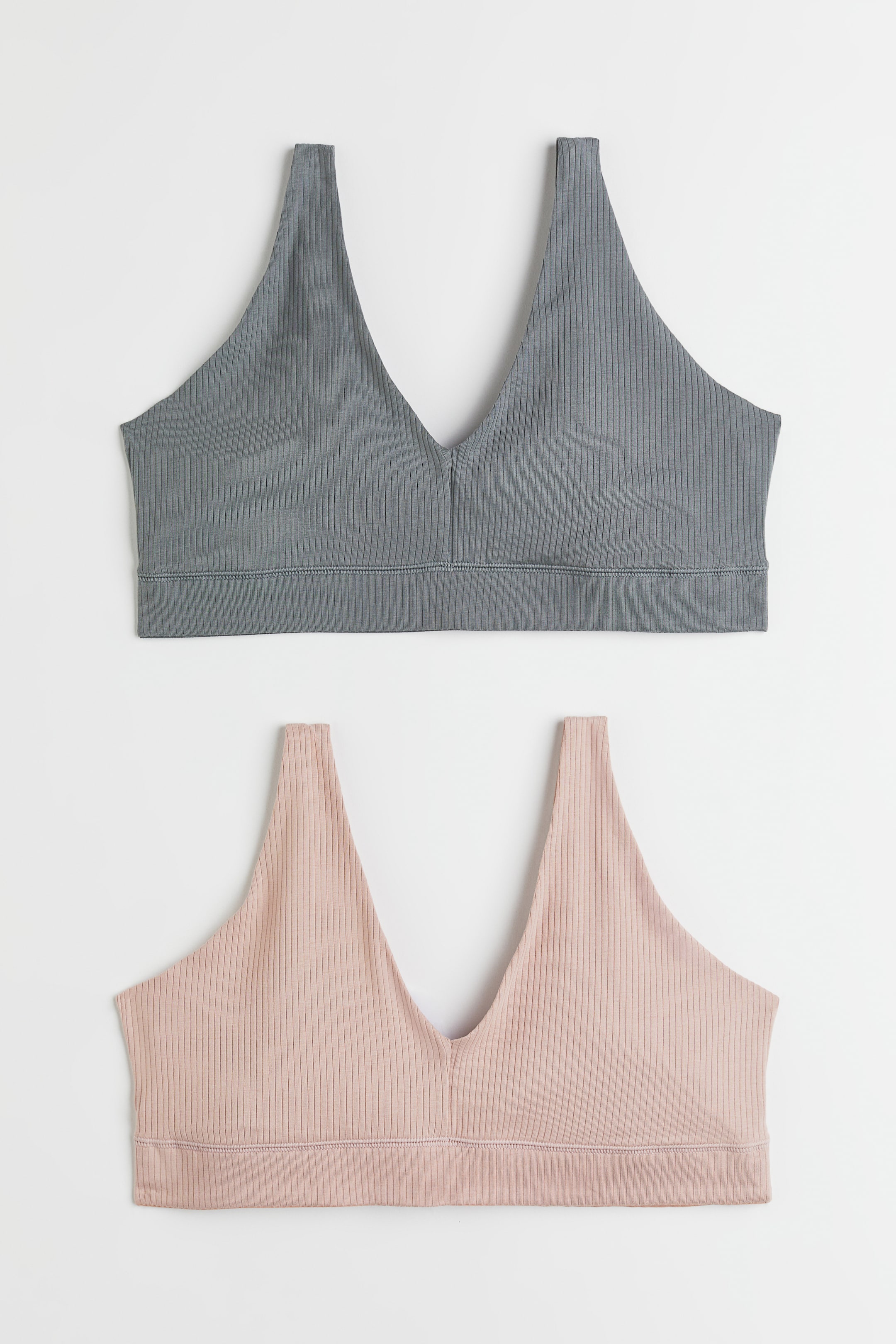 2-pack Non-padded Jersey Bra Tops