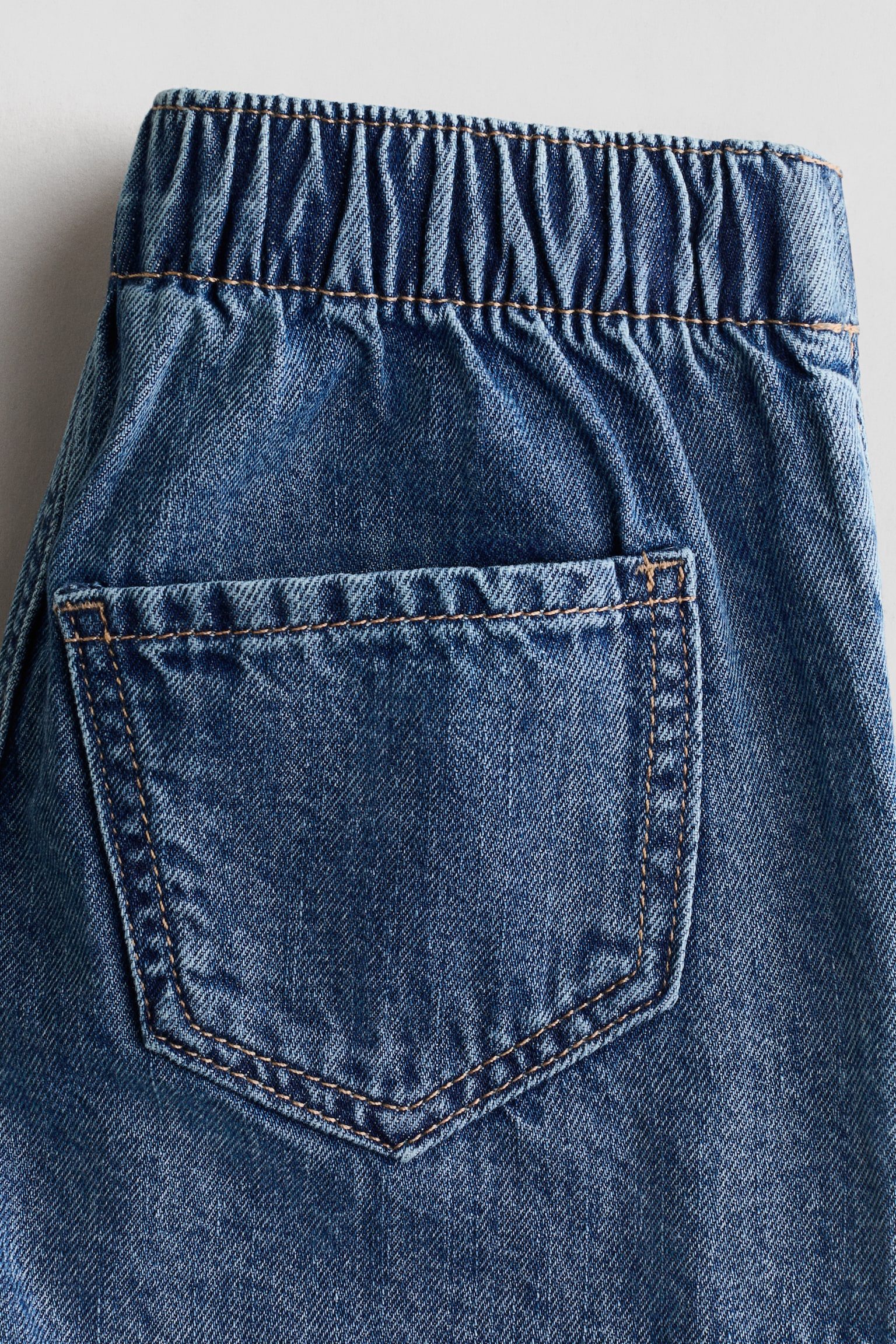 Denim wrap skort - 3