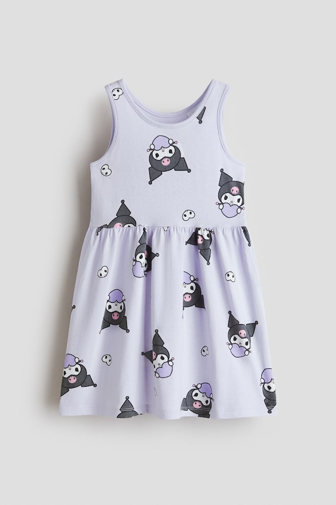 Printed cotton dress - Light purple/Kuromi/Light blue/Cinnamoroll/Navy blue/Hello Kitty/Light pink/Minnie Mouse - 1