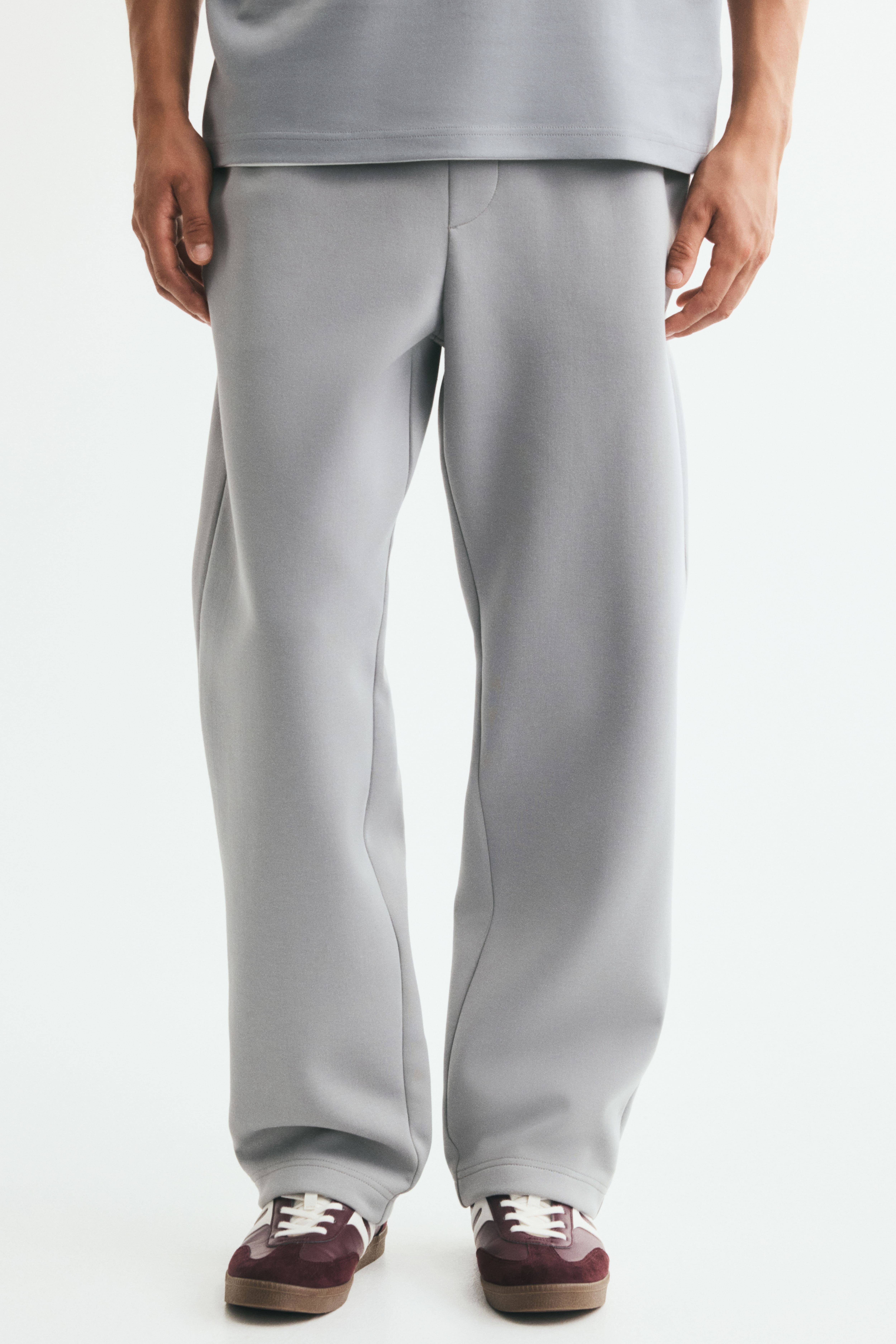 Pantalon de survêtement décontracté en interlock