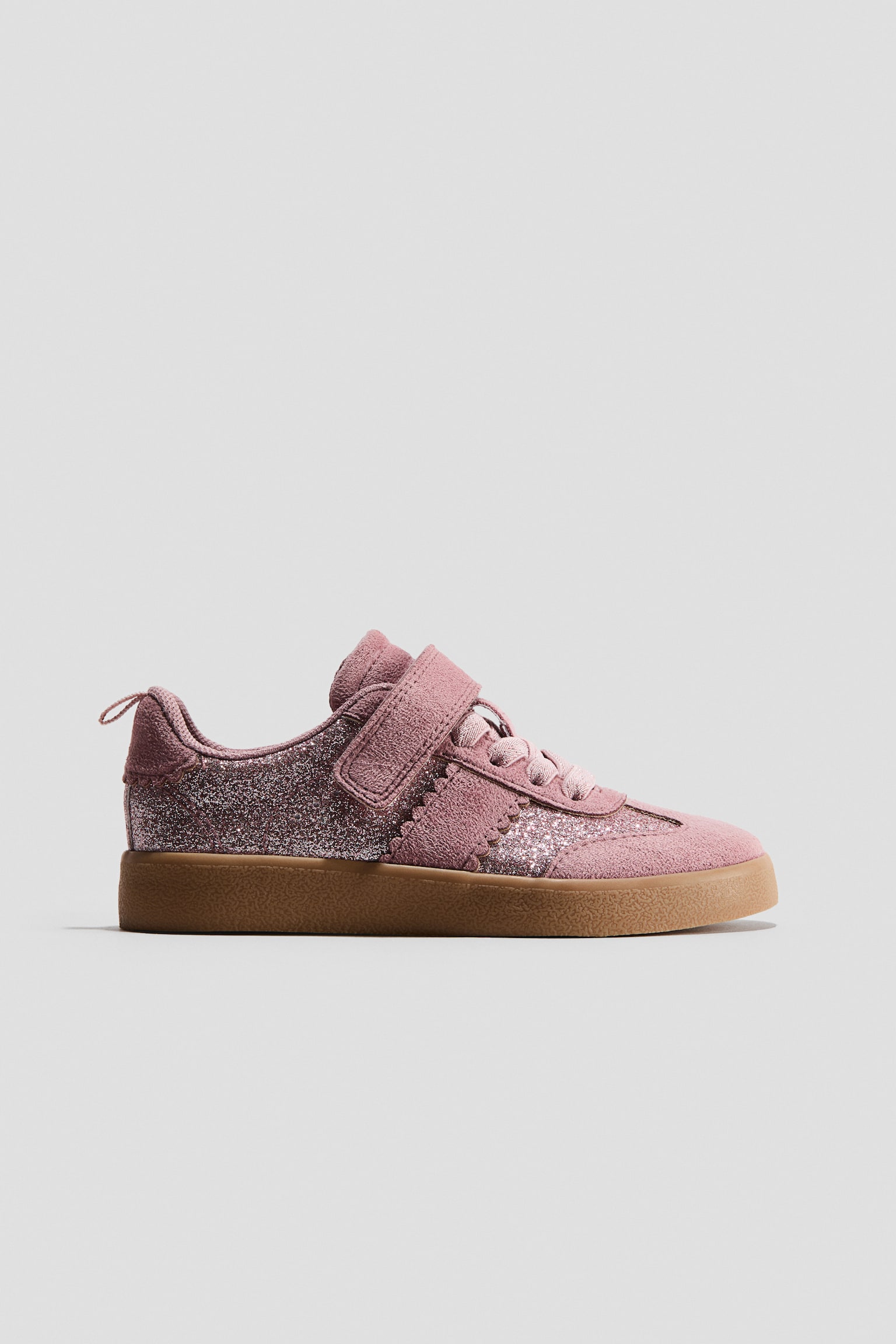 Glittery Sneakers - Dusty pink