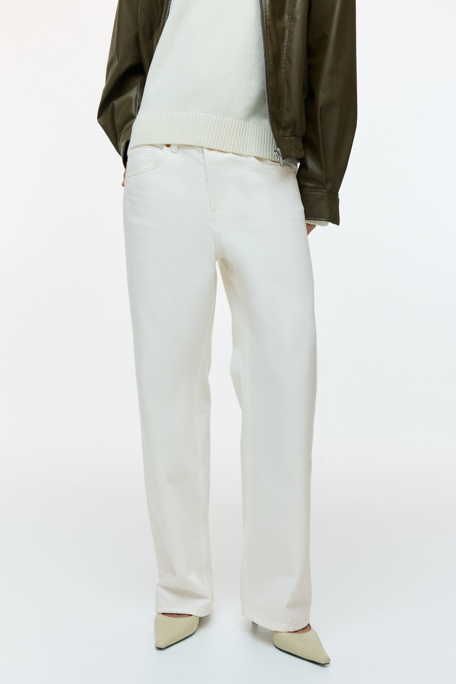 Wide Regular Jeans - Bianco/Marrone scuro/Blu denim/Blu denim chiaro - 5