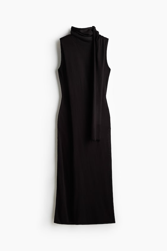 Женские платья H&M Scarf-Collar Dress