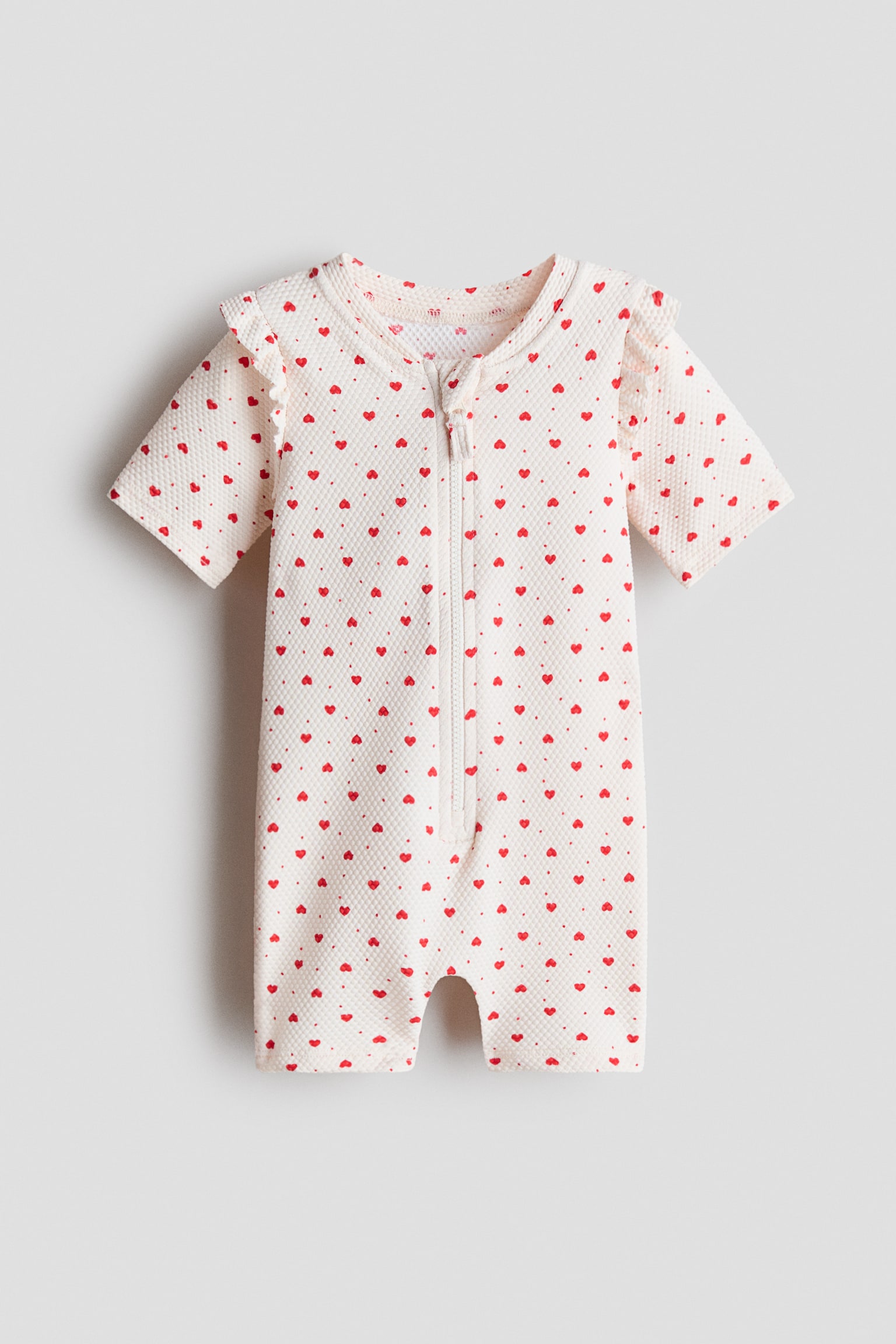 Maillot de bain UPF 50 - Beige clair/cœurs/Crème/fraises/Rose ancien/fleuri/Rose clair