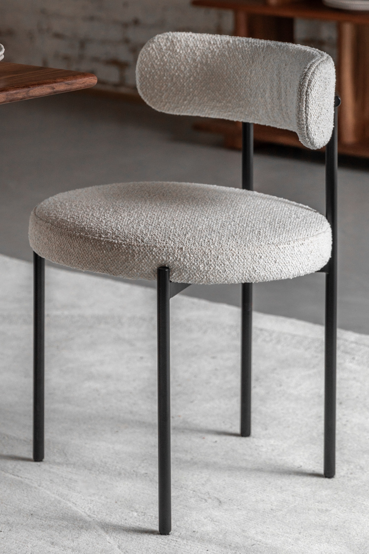 Set Of 2 Dining Chairs - Cream/Ochre/Green