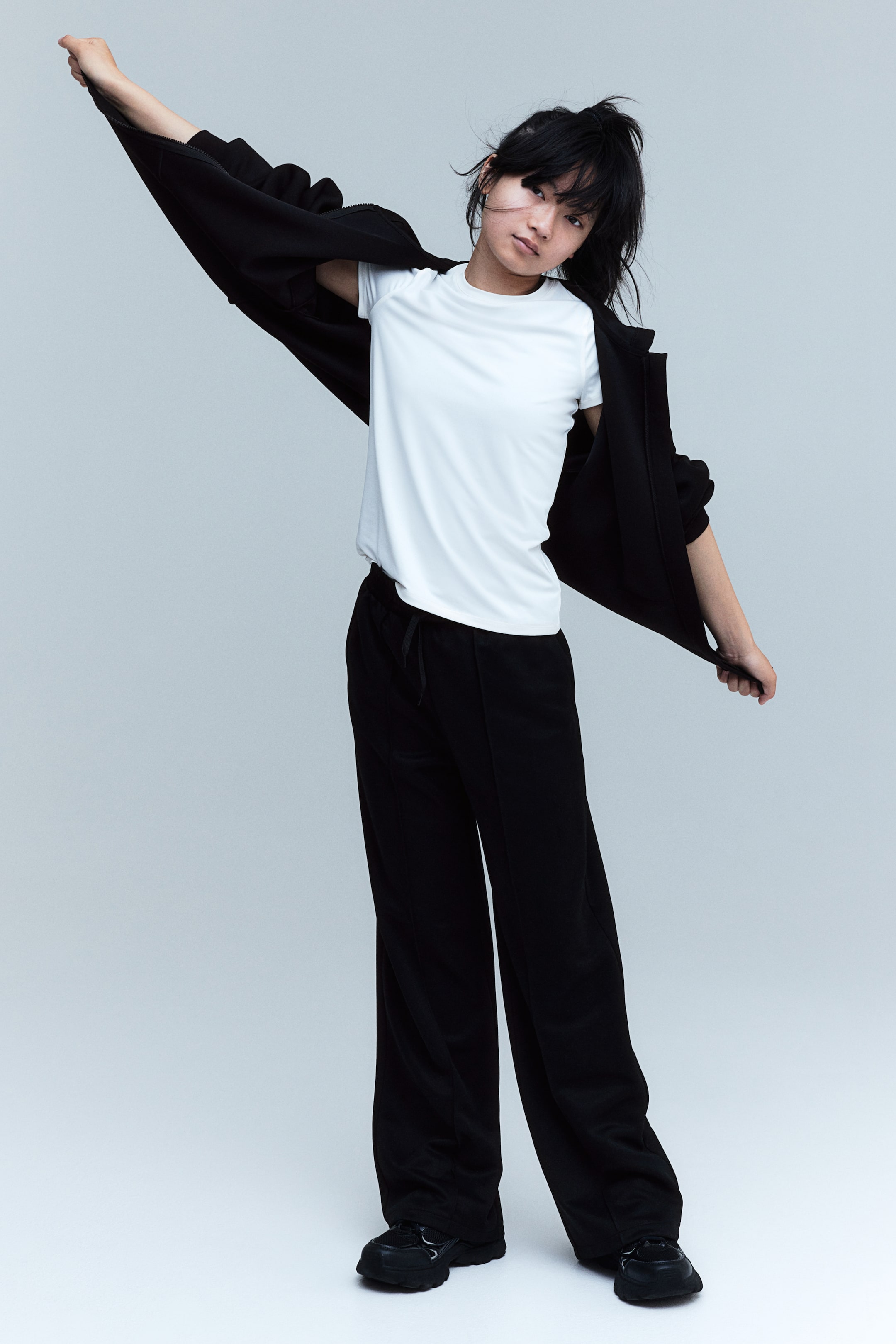 Wide-leg Track Pants