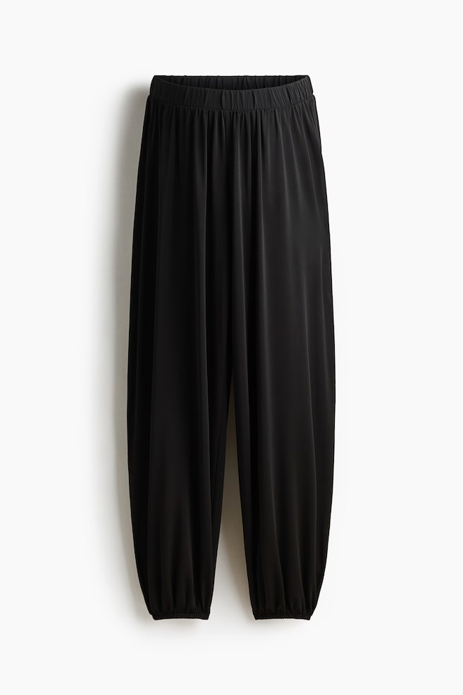 MAMA Pull-On Balloon Pants - Black/Khaki green - 1