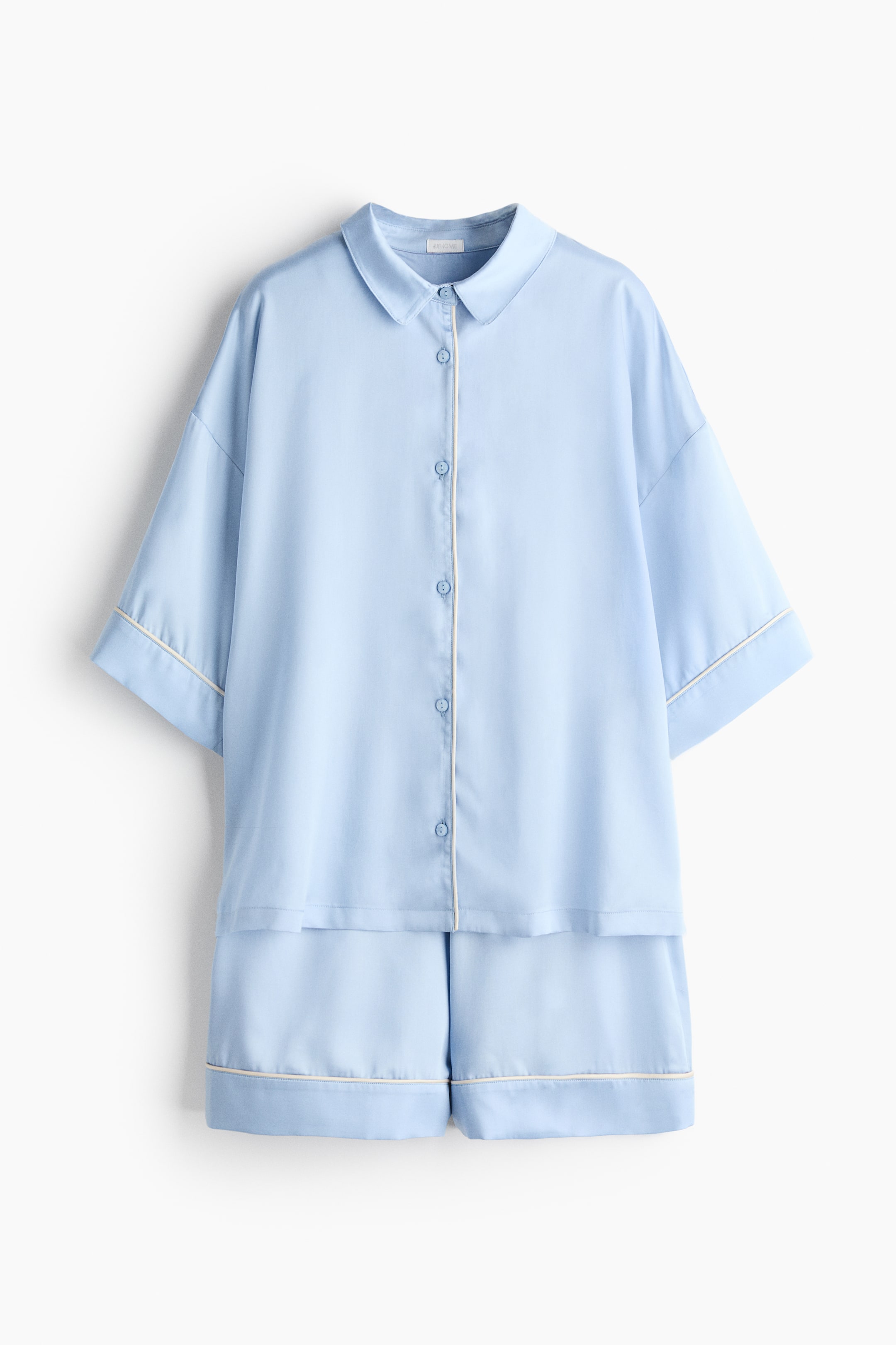 Voir une image plus grande: Pyjama en satin - Bleu clair - Home All | H&M CA 1