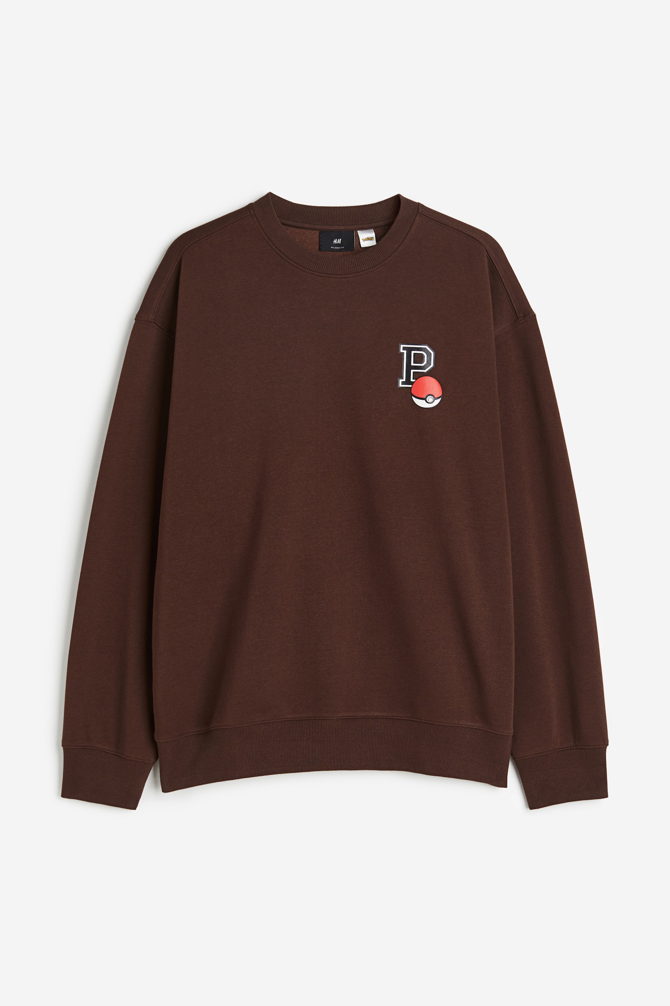 Sudadera Loose Fit - Marrón/Pokémon - HOMBRE | H&M ES 1