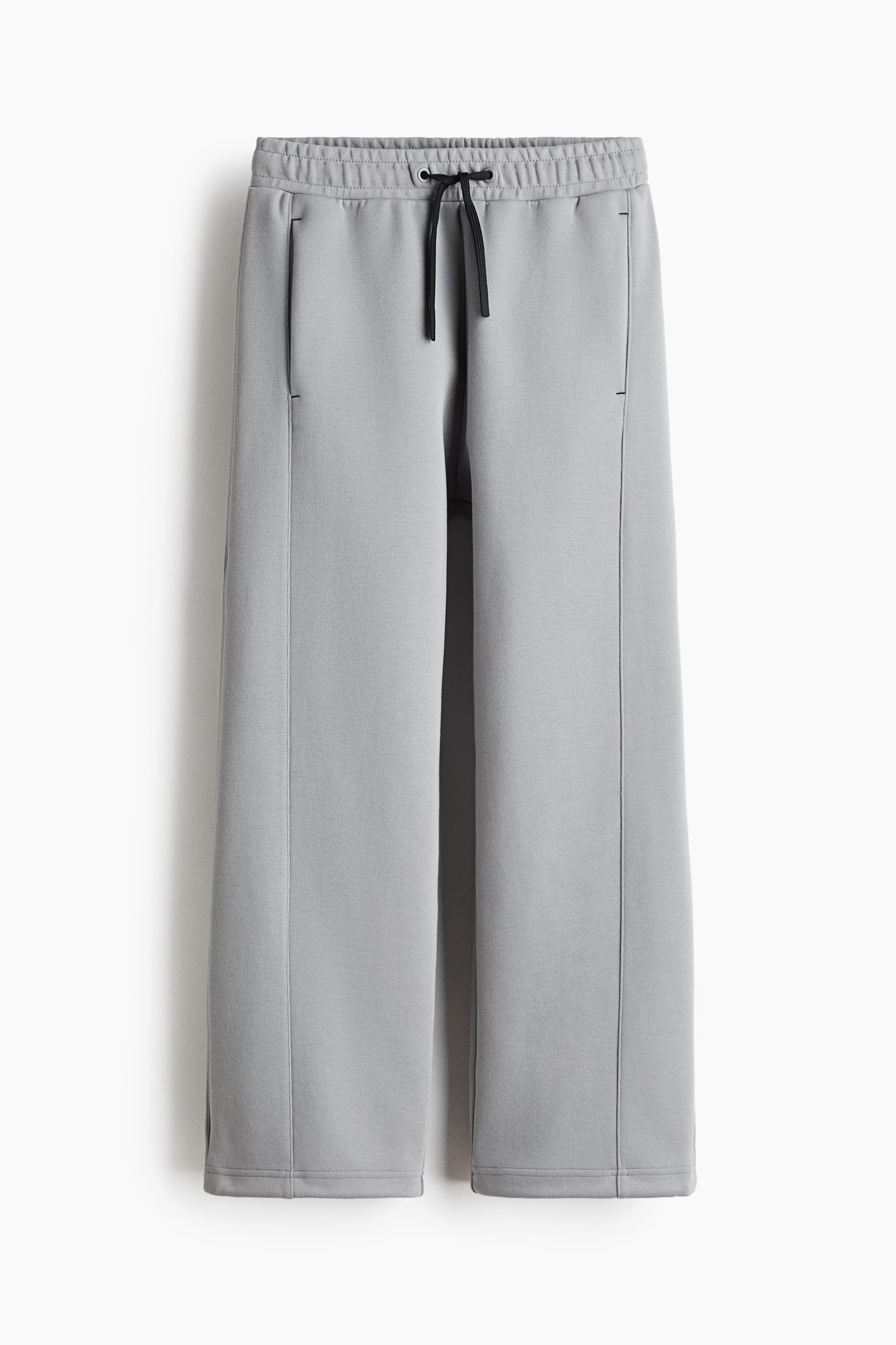 Sportjoggers met DryMove™ - Relaxed Fit - Lichtgrijs/Zwart/Dusty teal