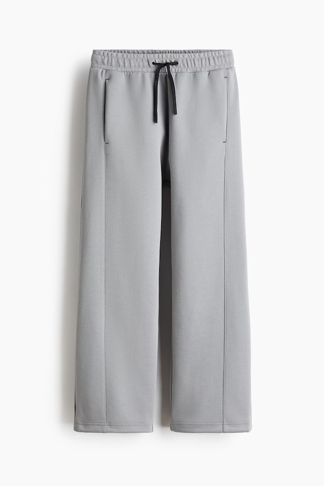 Relaxed-Fit Sports Joggers with DryMove™ - Light gray/Dusty teal/Black - 1