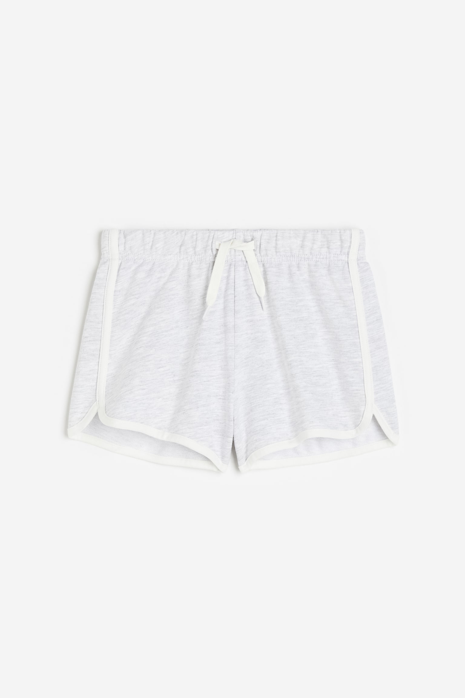 Cotton Sweatshorts - Gray melange - 1