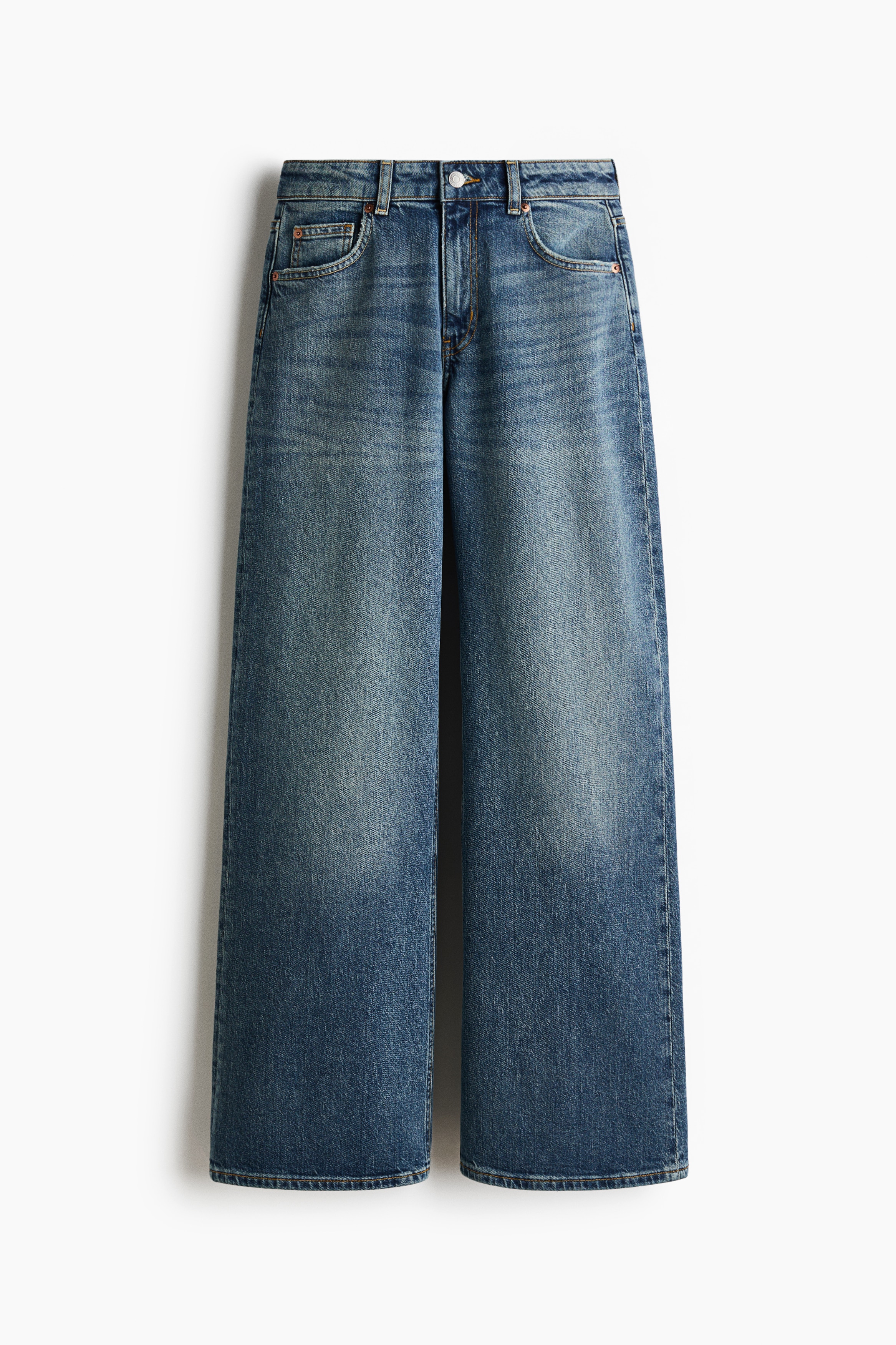 Wide High Waist Jeans - Azul denim oscuro/Azul denim claro/Blanco/Azul denim/Marrón oscuro/Azul denim claro/Azul marino denim/Azul denim/Azul denim claro/Azul denim oscuro/Azul denim claro/Azul denim lavado/Marrón oscuro/Azul marino denim/Blanco/Azul denim claro/Gris denim oscuro