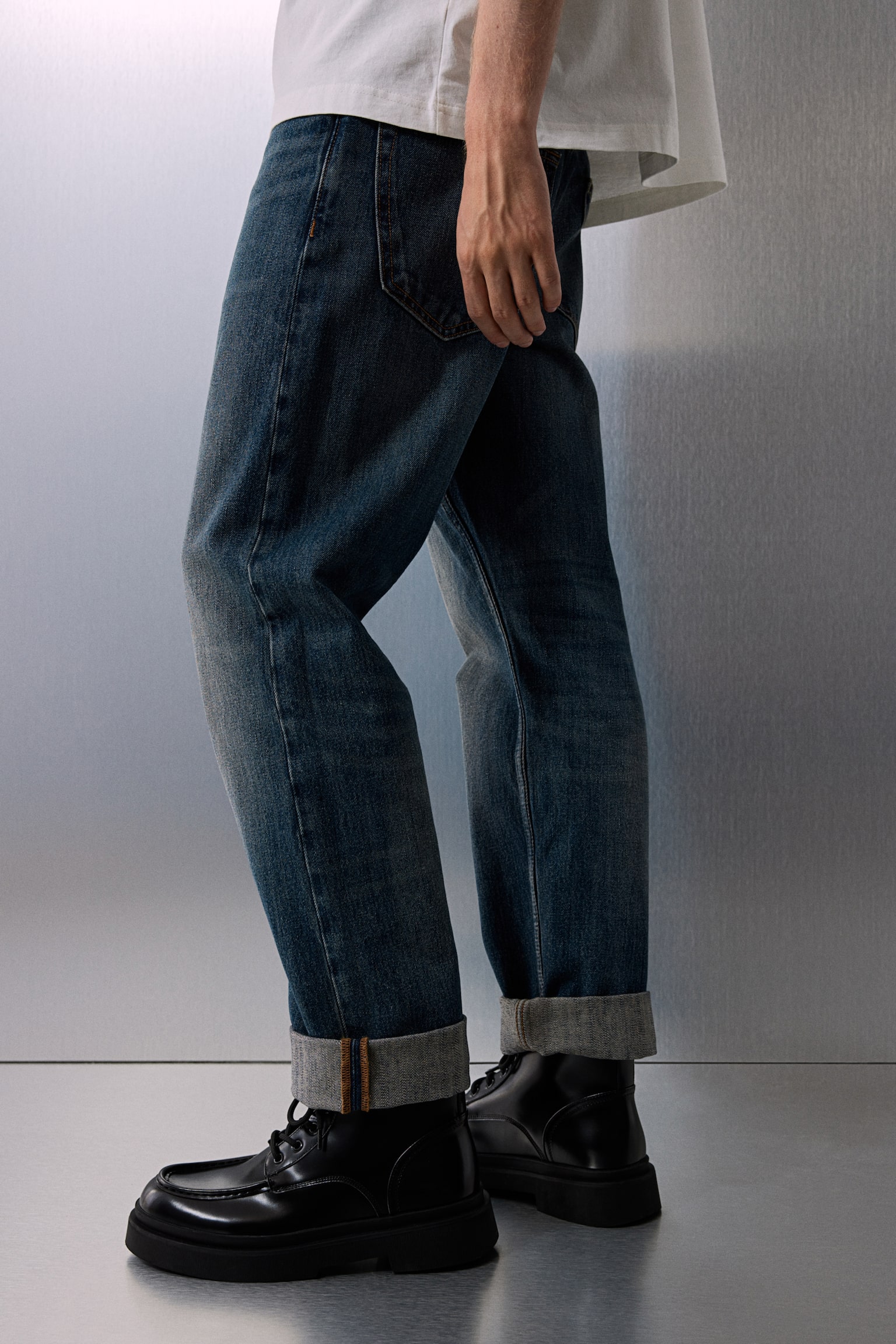 Relaxed Jeans - Denim blue/Denim blue/Black/Denim grey/Light denim blue - 3