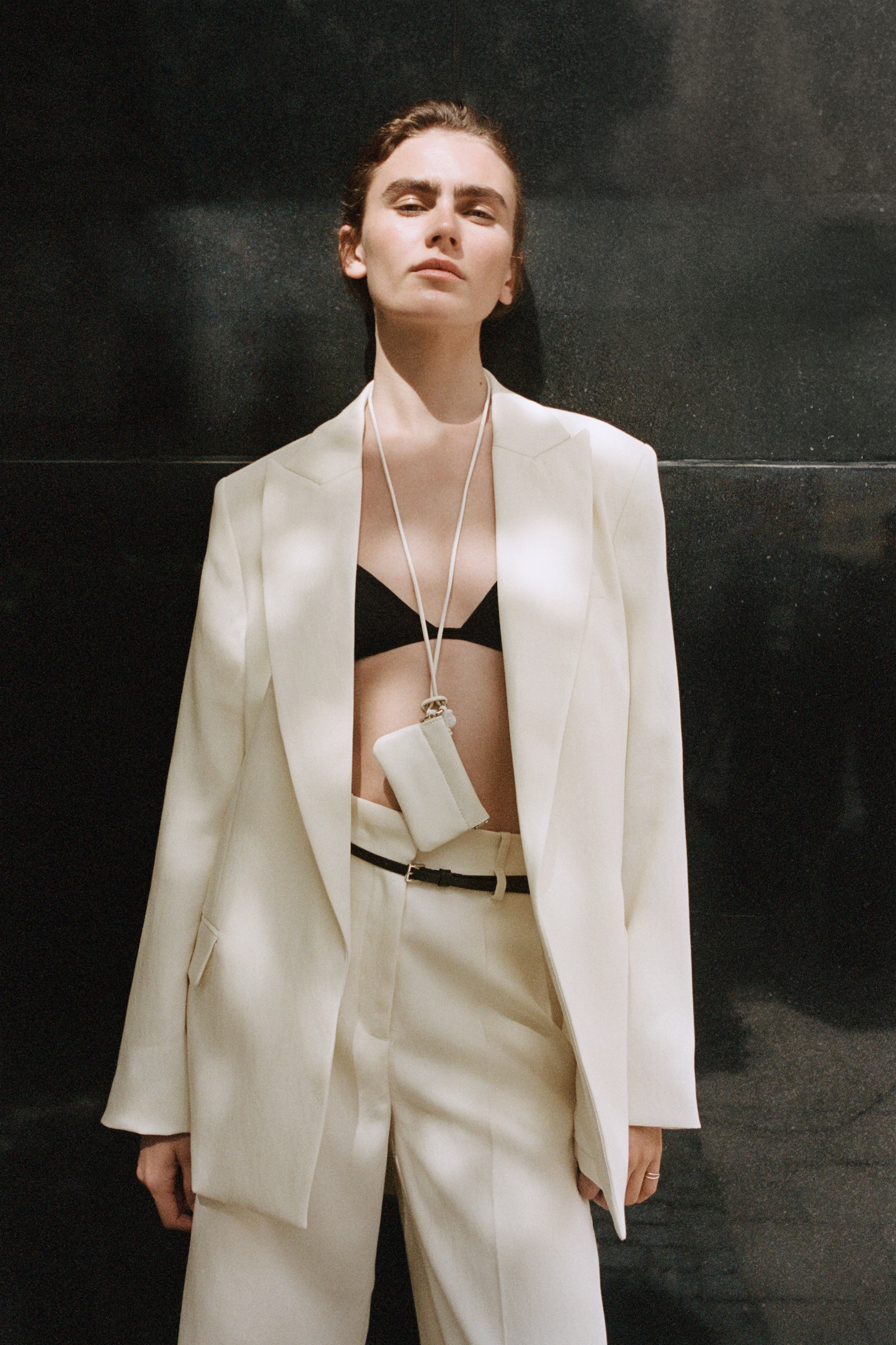 Tailored blazer - Light beige - 1