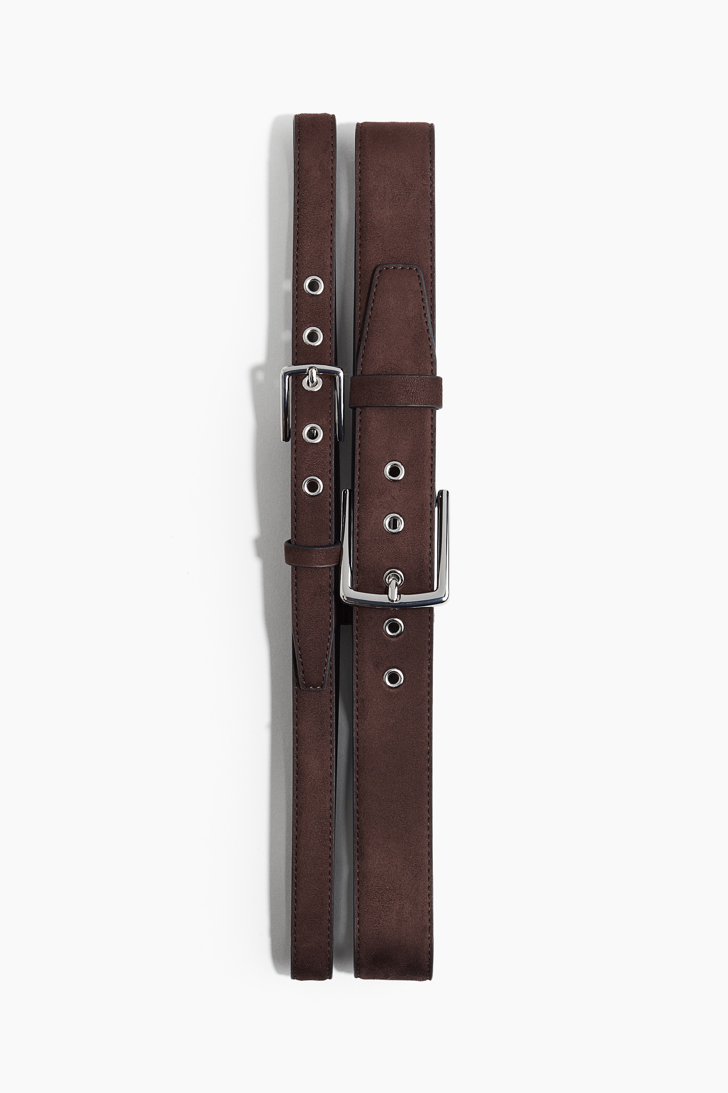 H & M - Double-strap belt - ブラウン