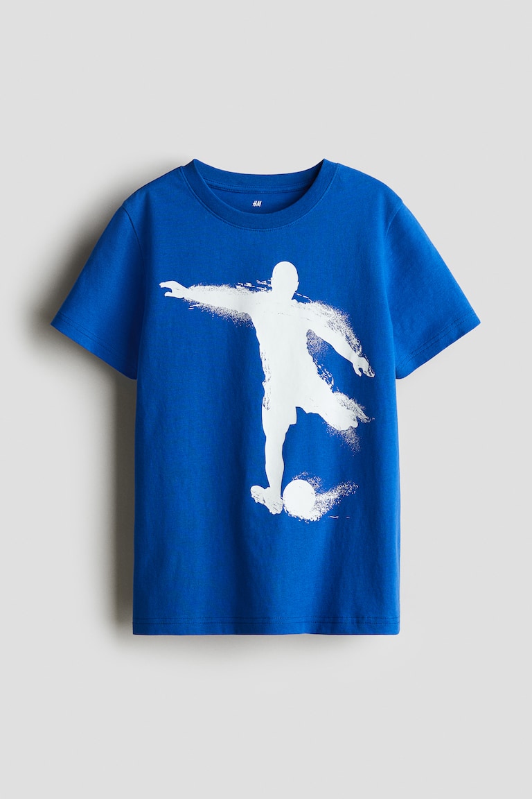 Baumwoll-T-Shirt mit Print