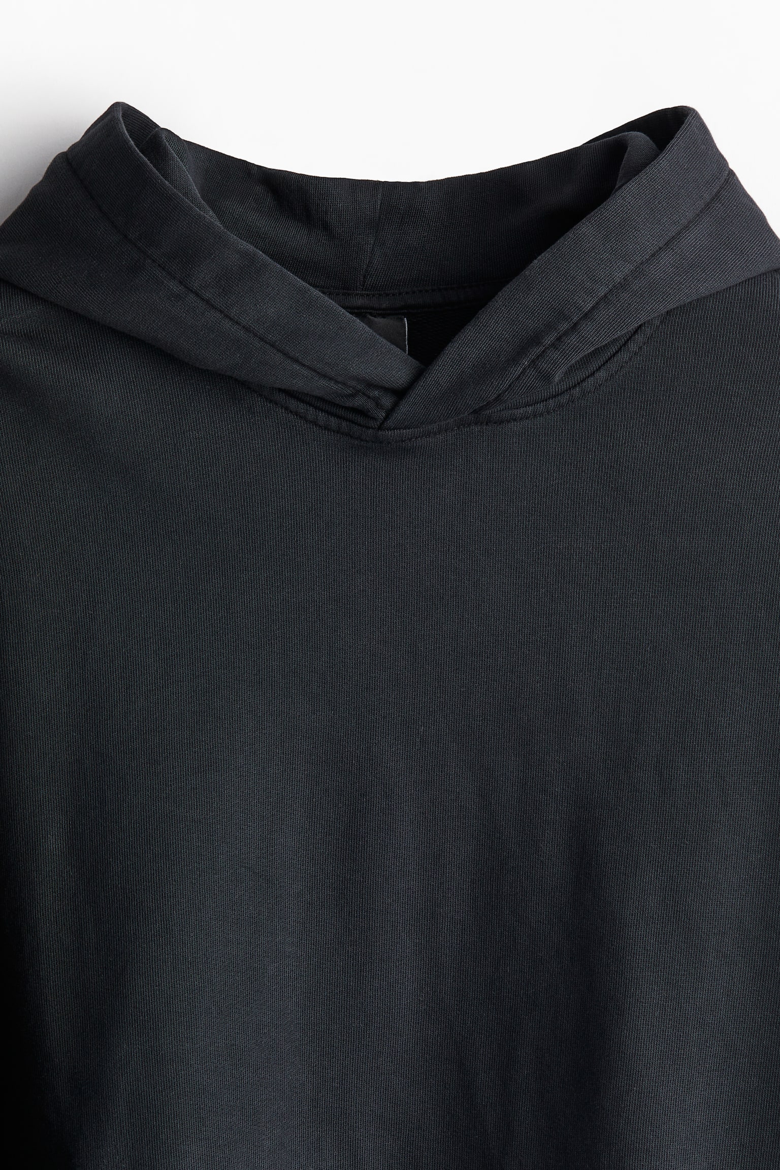 Loose Fit Washed hoodie - Black/Light beige/Dark brown - 4